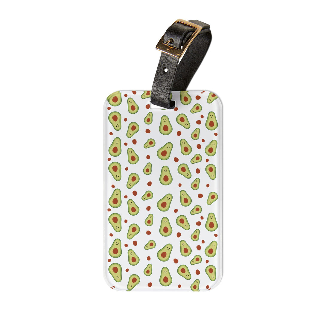 Avocado Print Luggage Tag