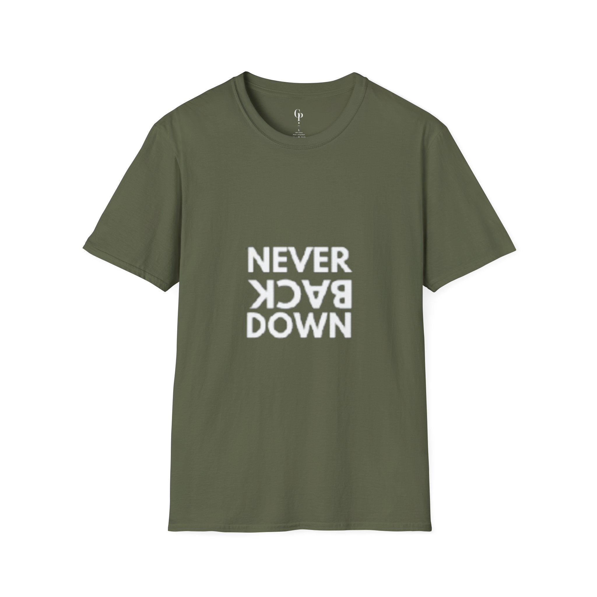 Never Back Down T-Shirt - Dark