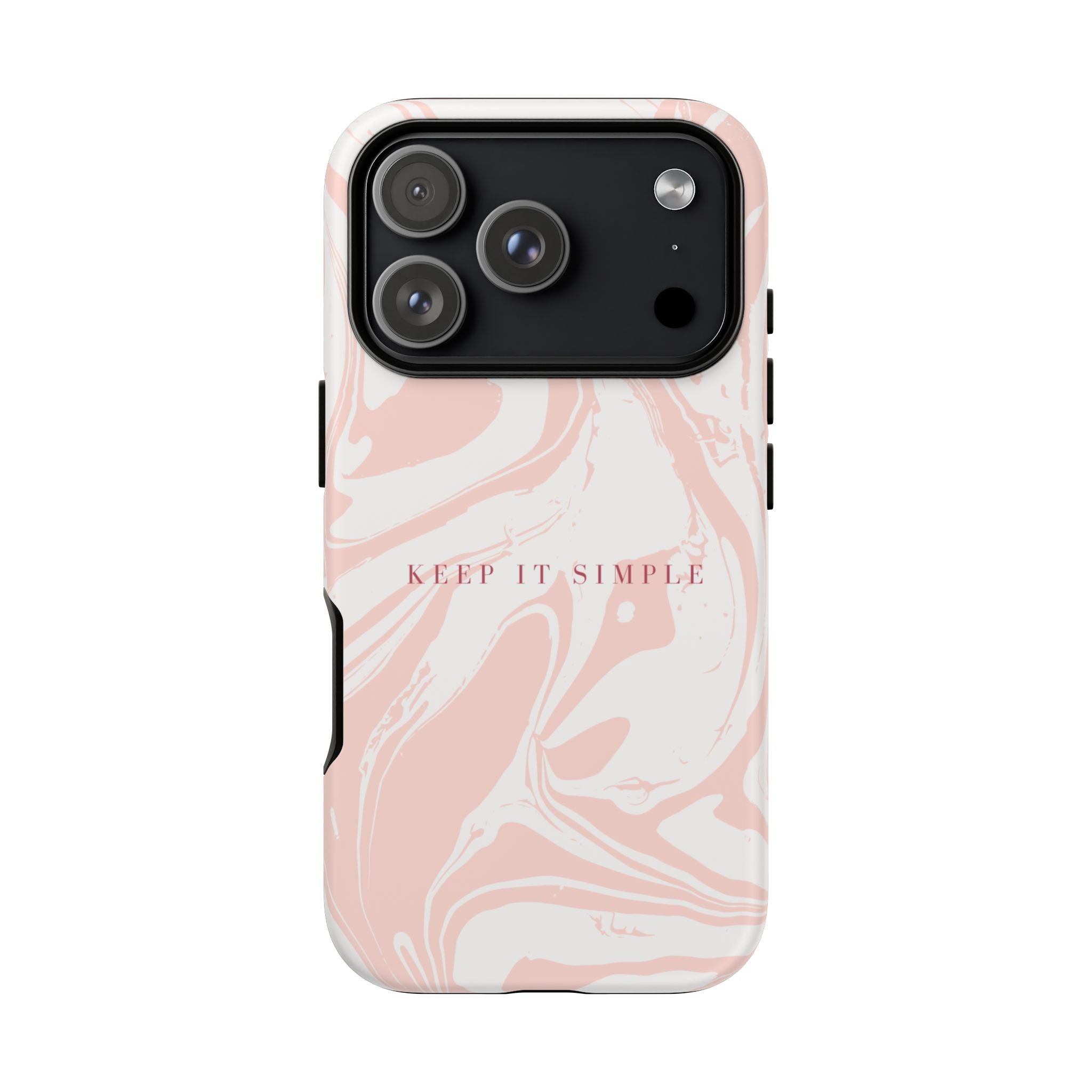 Simple Pink Marble Tough Case