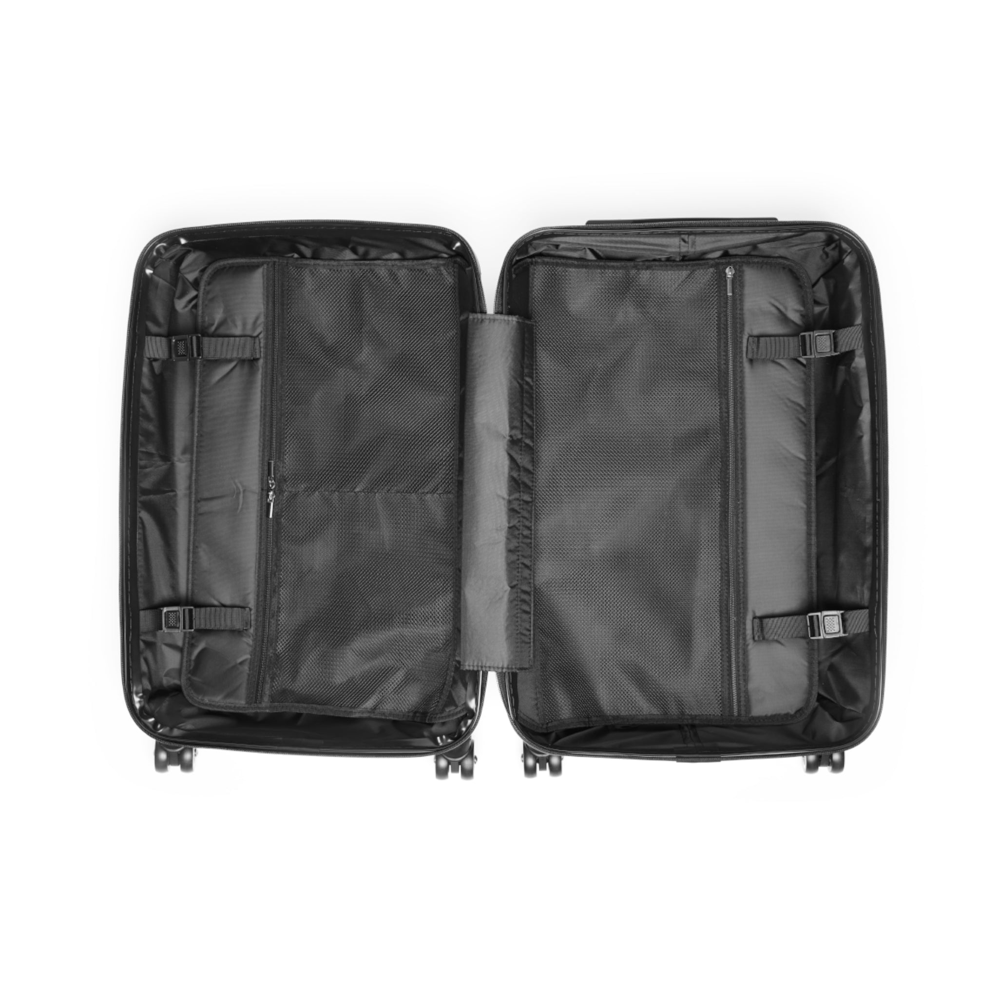 Suitcase with Palm Leaf Prints