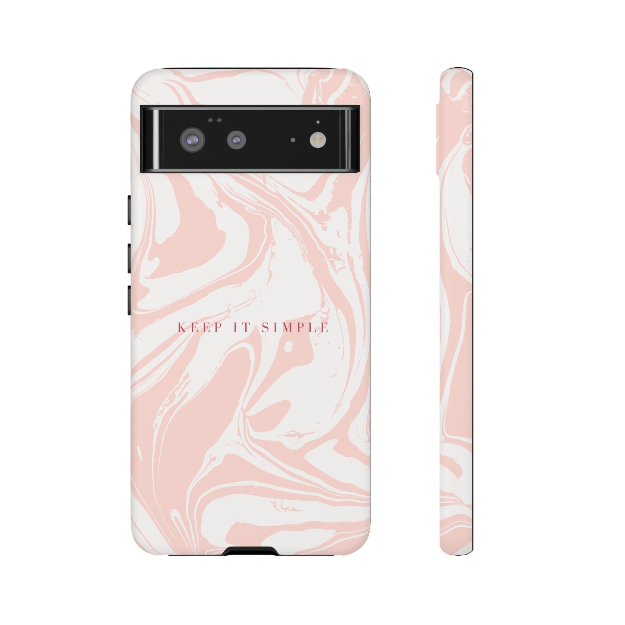 Simple Pink Marble Tough Case