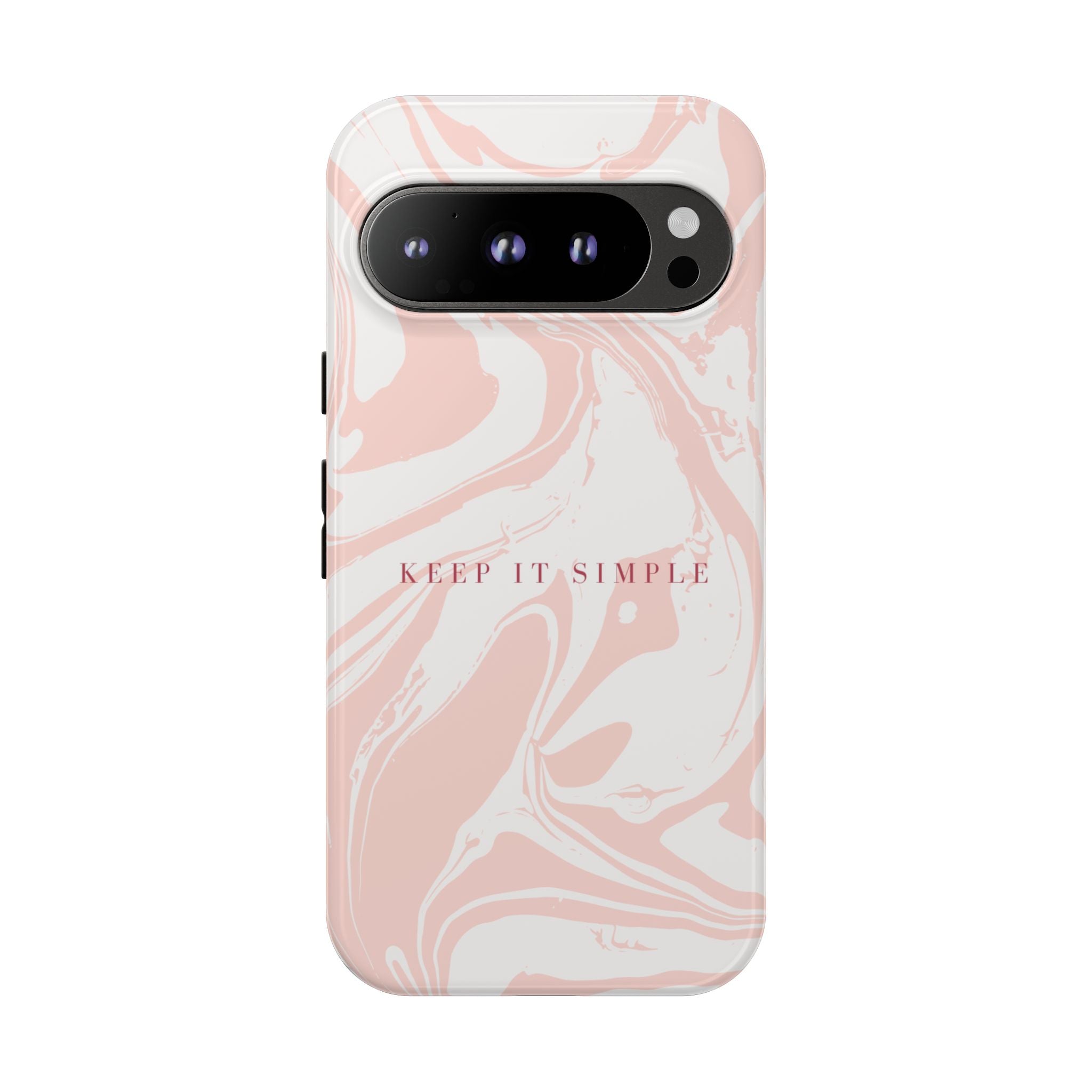 Simple Pink Marble Tough Case