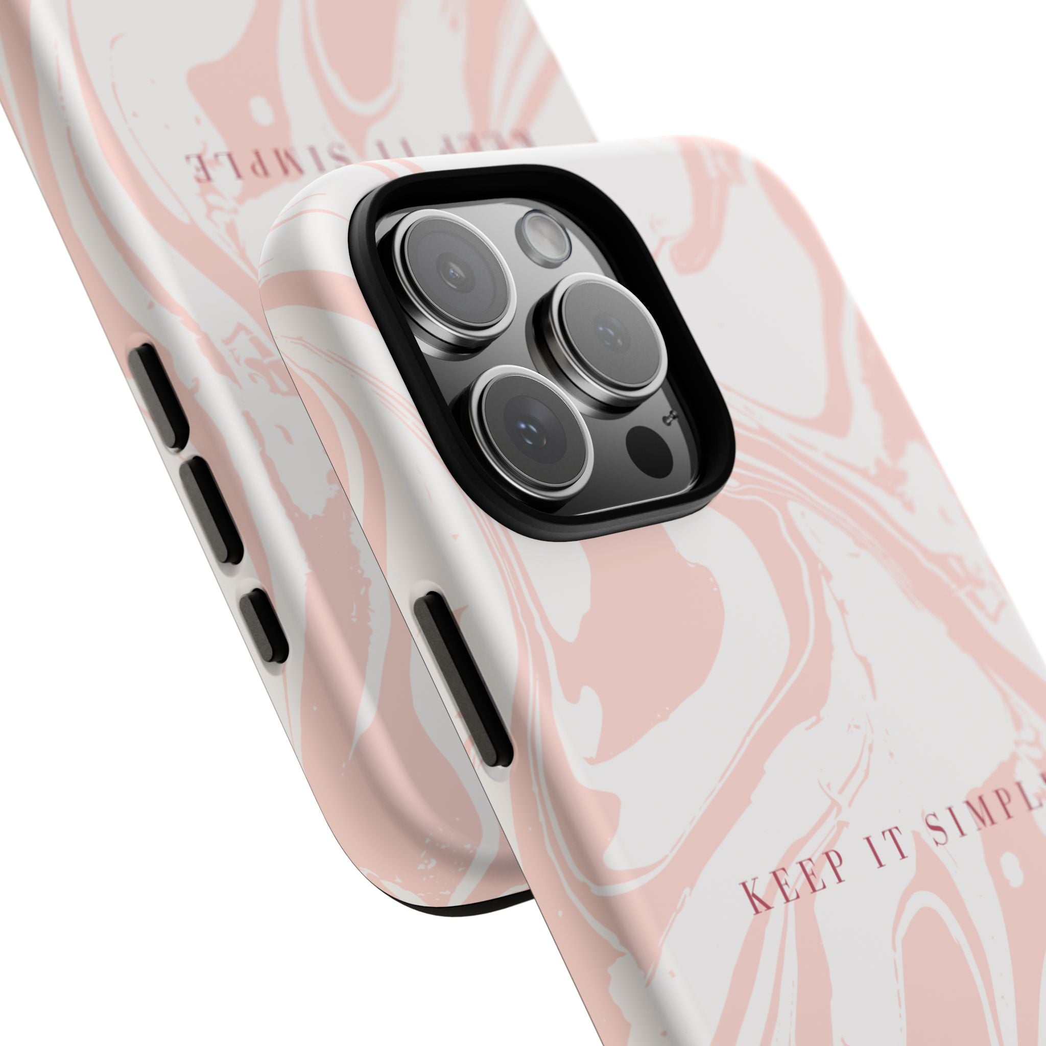 Simple Pink Marble Tough Case