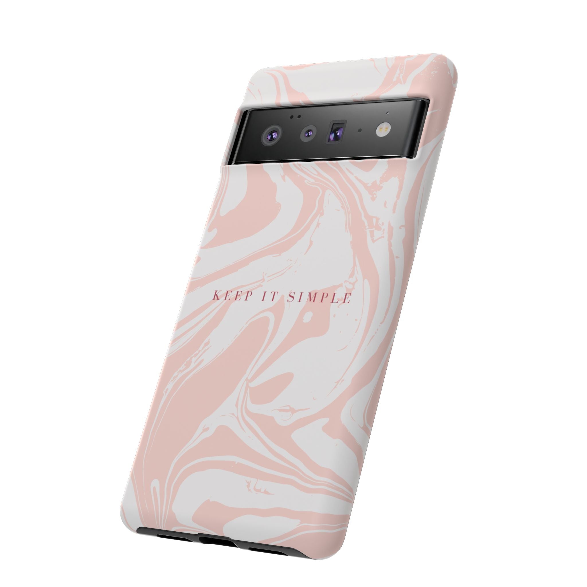 Simple Pink Marble Tough Case