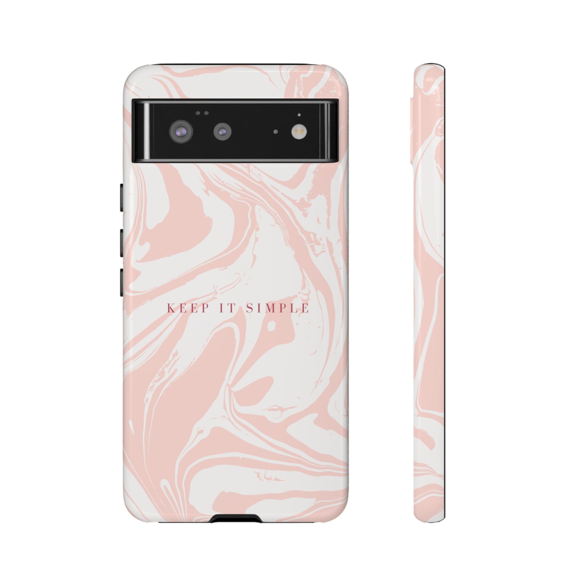 Simple Pink Marble Tough Case