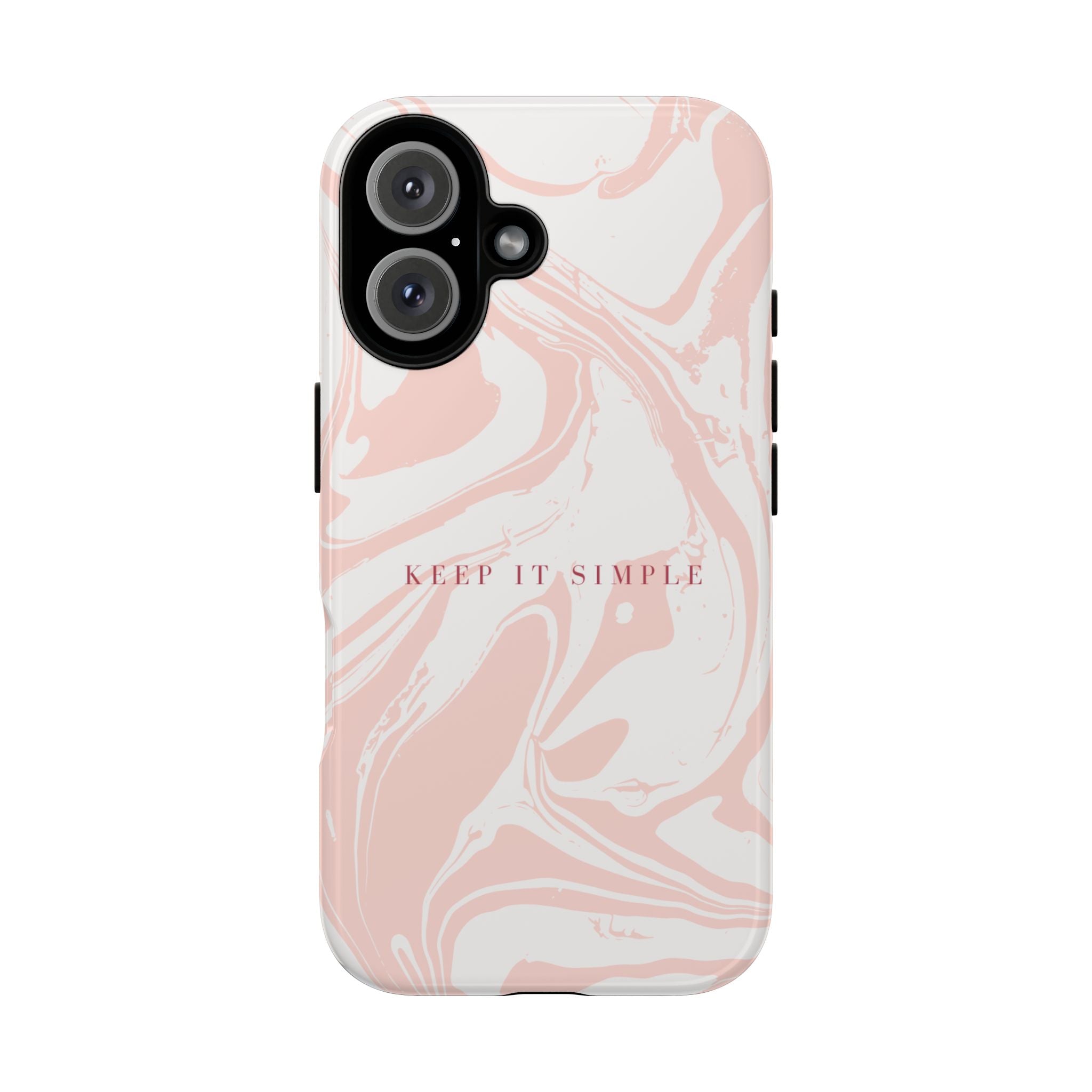 Simple Pink Marble Tough Case