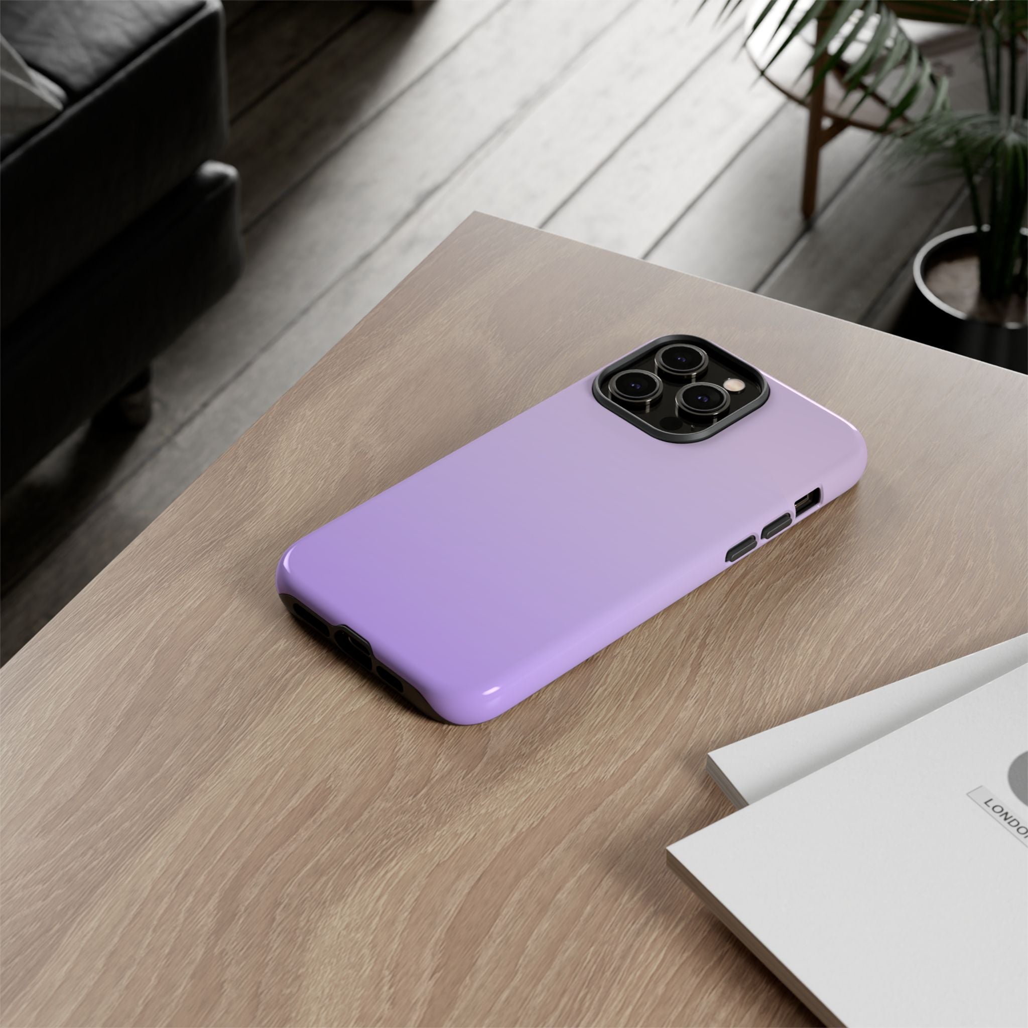 Lilac Ombre Tough Phone Case
