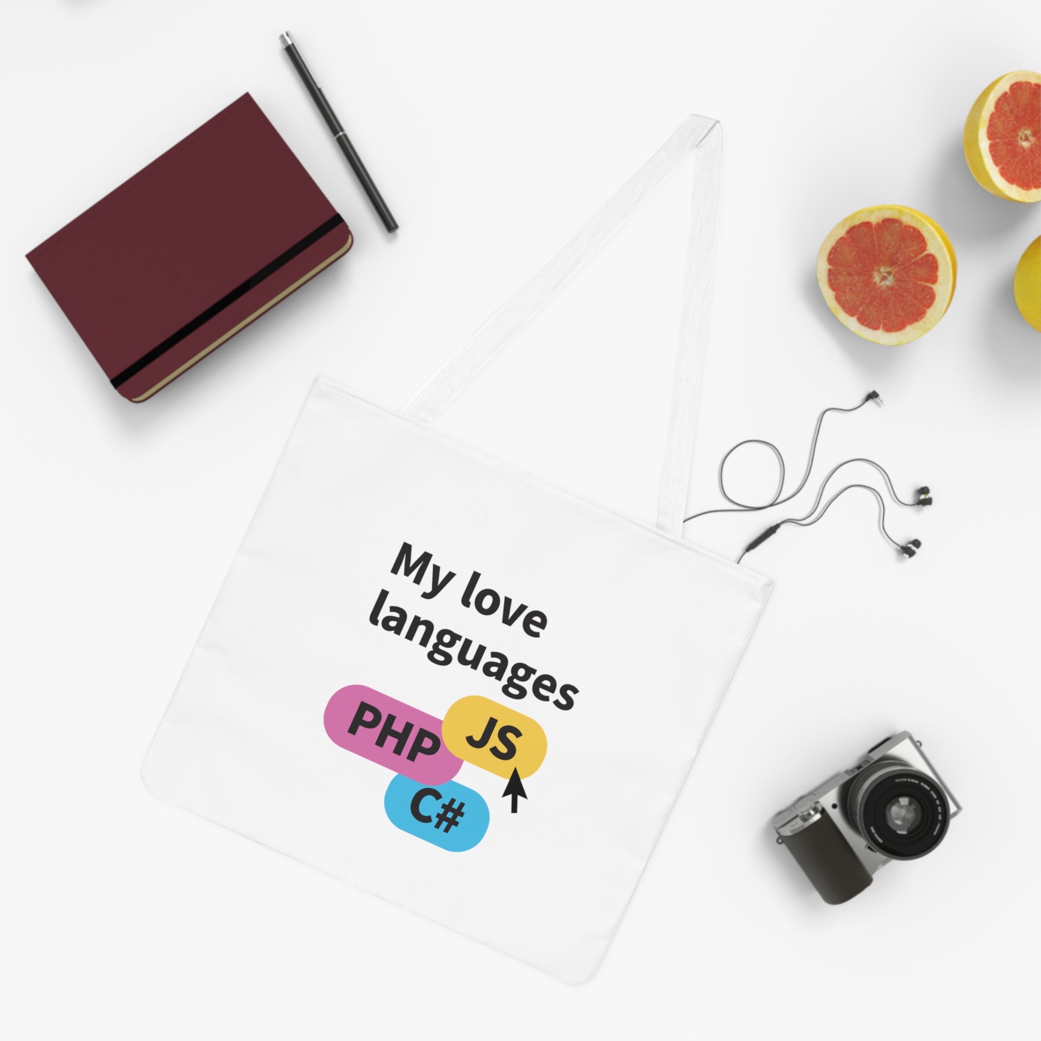 Programming Shoulder Tote Bag (AOP)