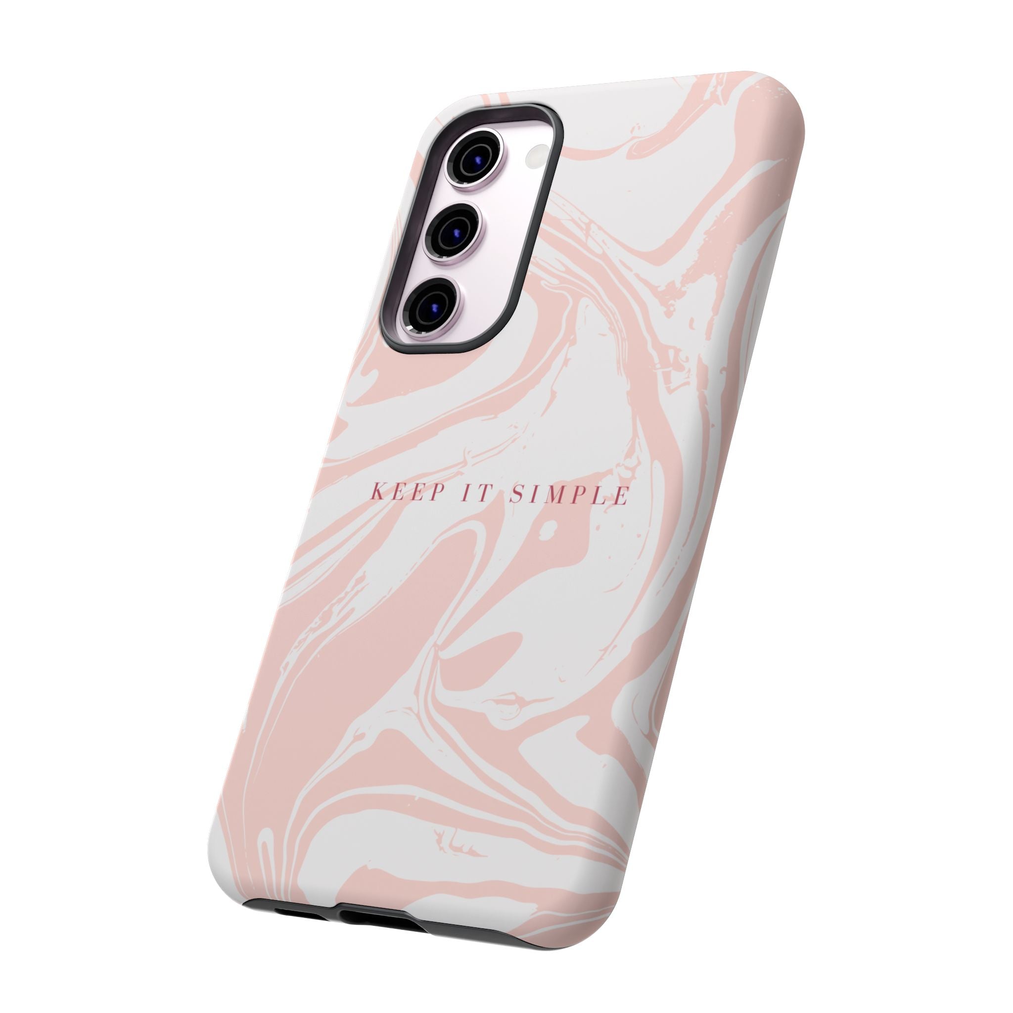 Simple Pink Marble Tough Case