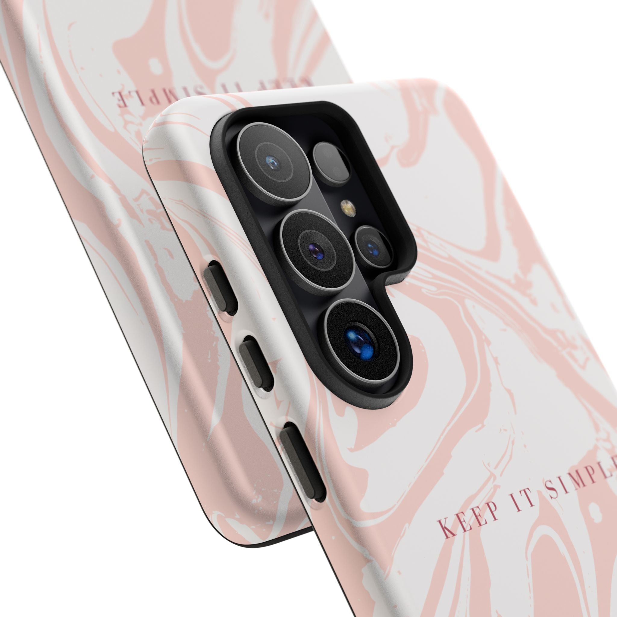 Simple Pink Marble Tough Case