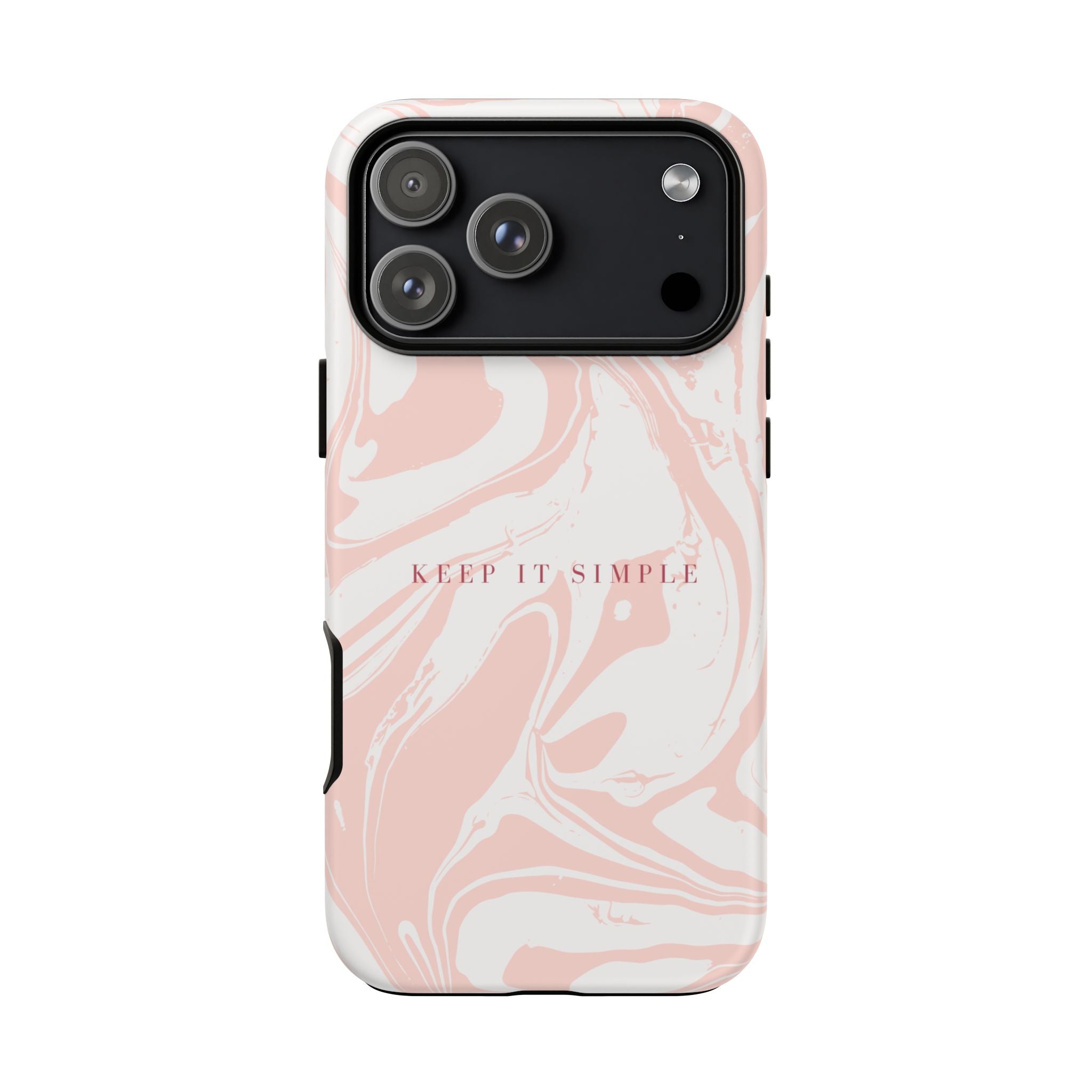 Simple Pink Marble Tough Case