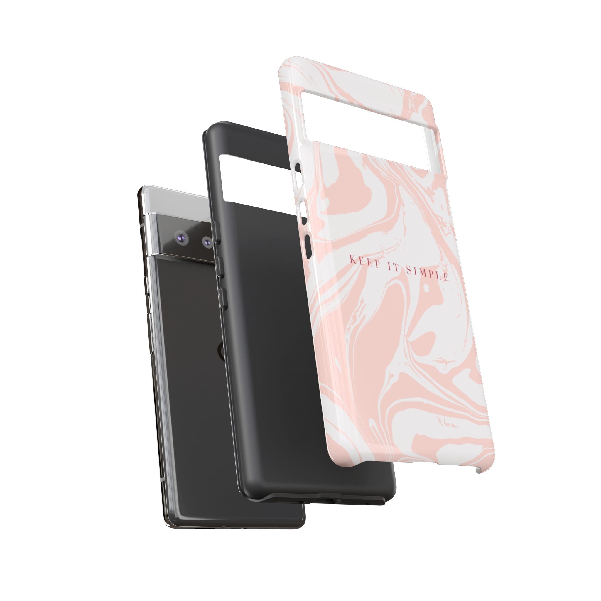 Simple Pink Marble Tough Case