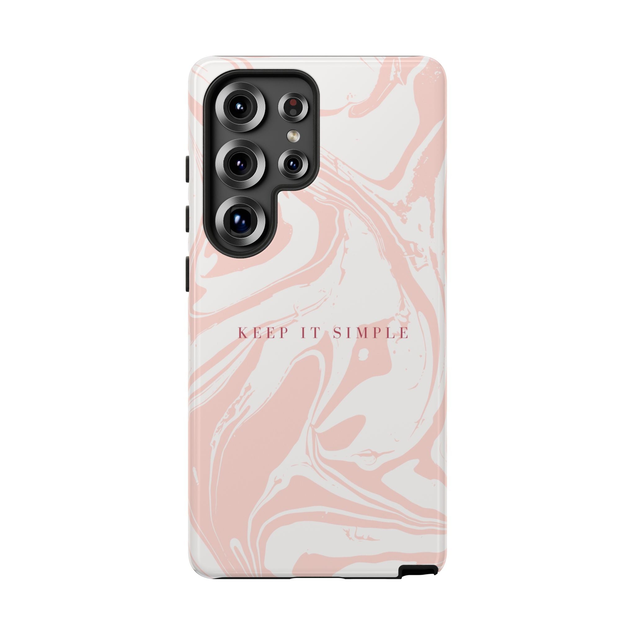Simple Pink Marble Tough Case