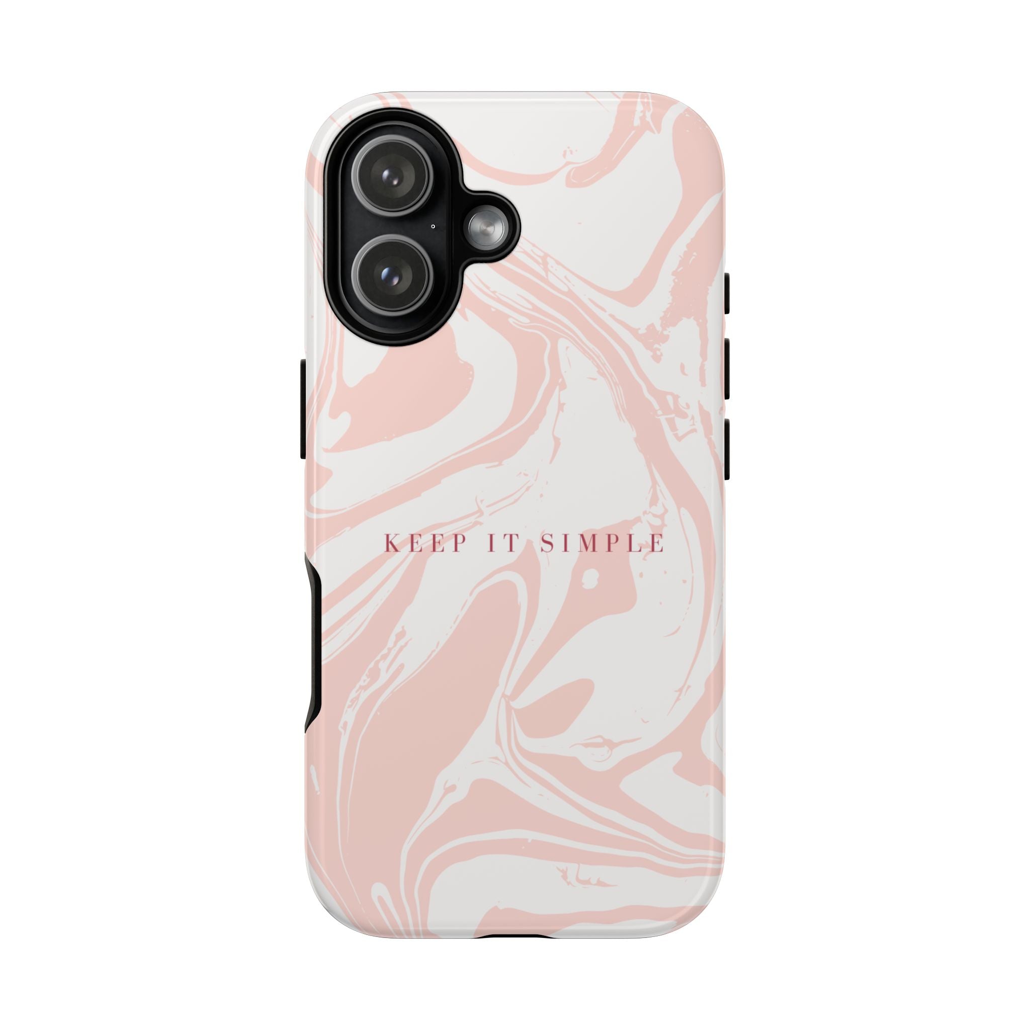 Simple Pink Marble Tough Case