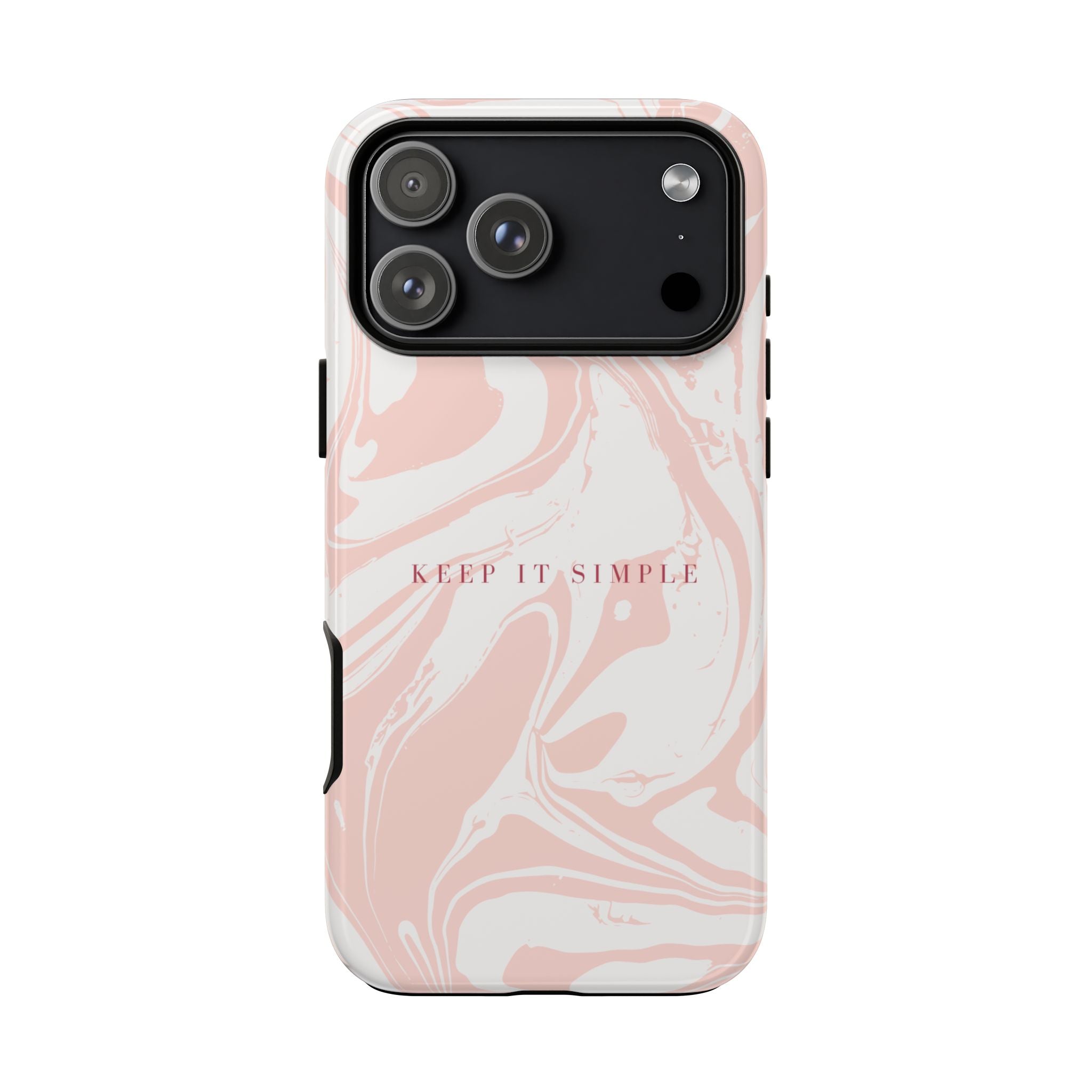 Simple Pink Marble Tough Case