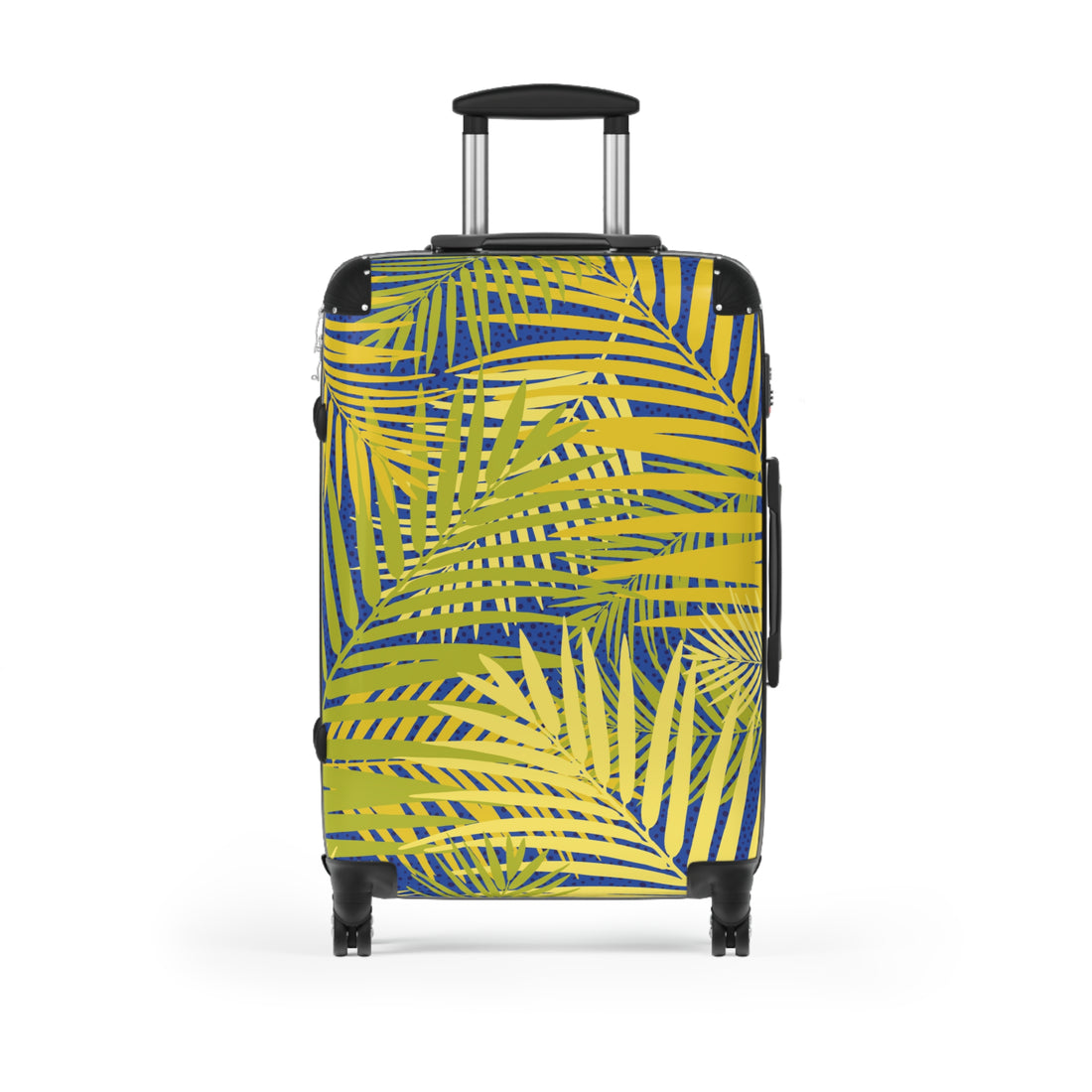 Suitcase with Palm Leaf Prints