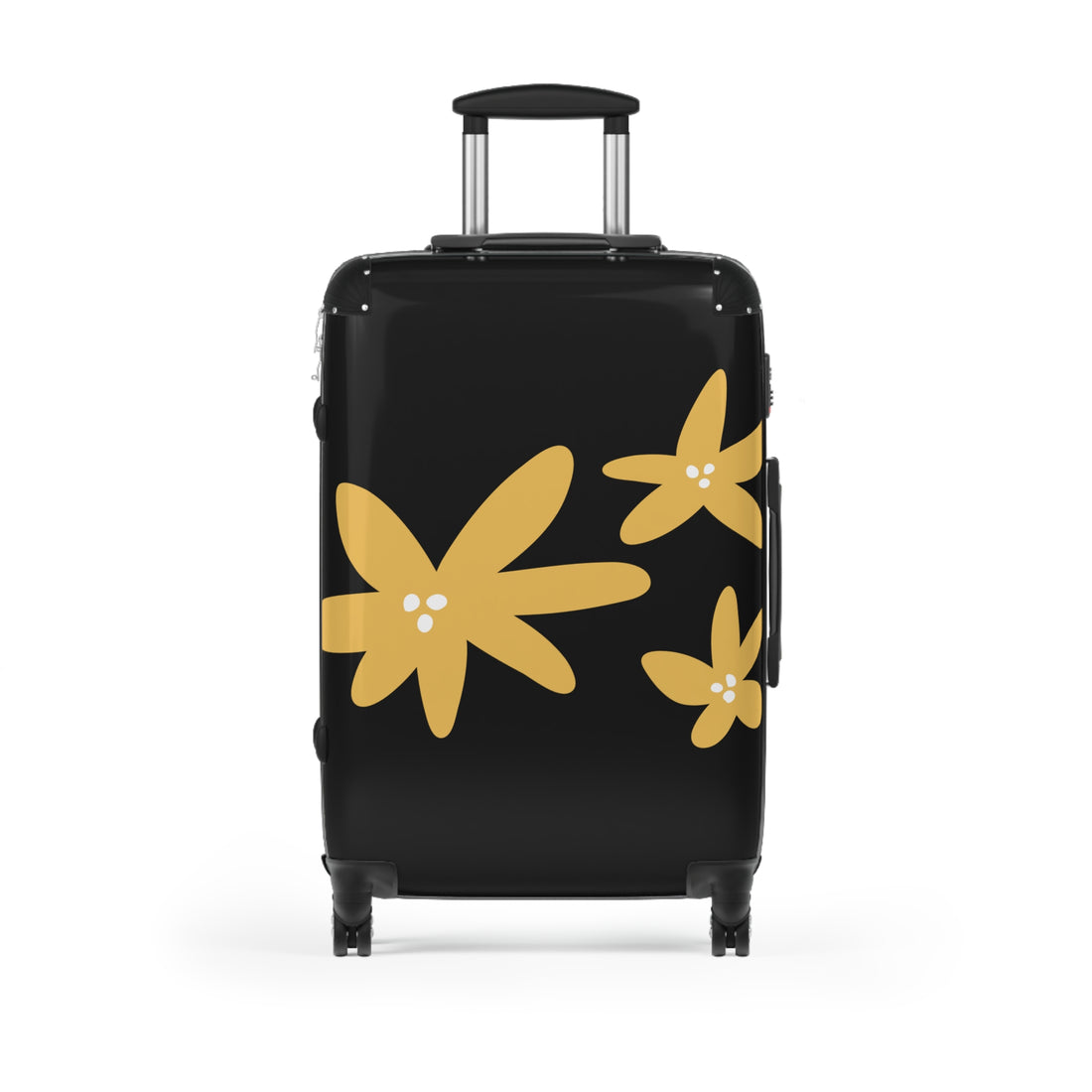 Floral Travel Suitcase - Eco-Friendly Luggage