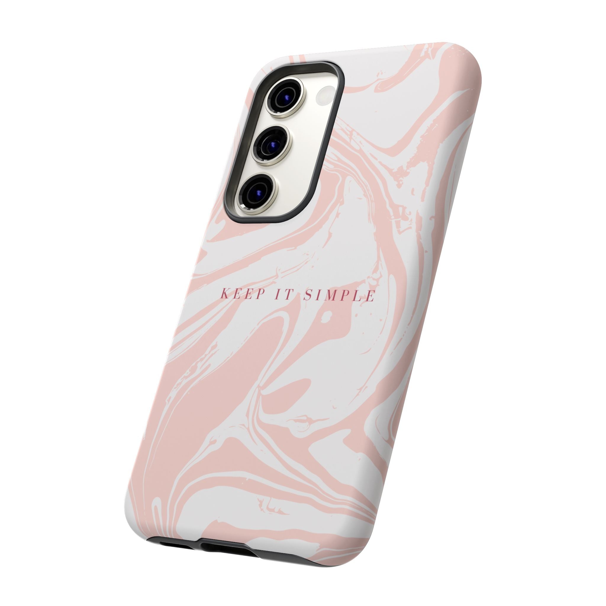 Simple Pink Marble Tough Case