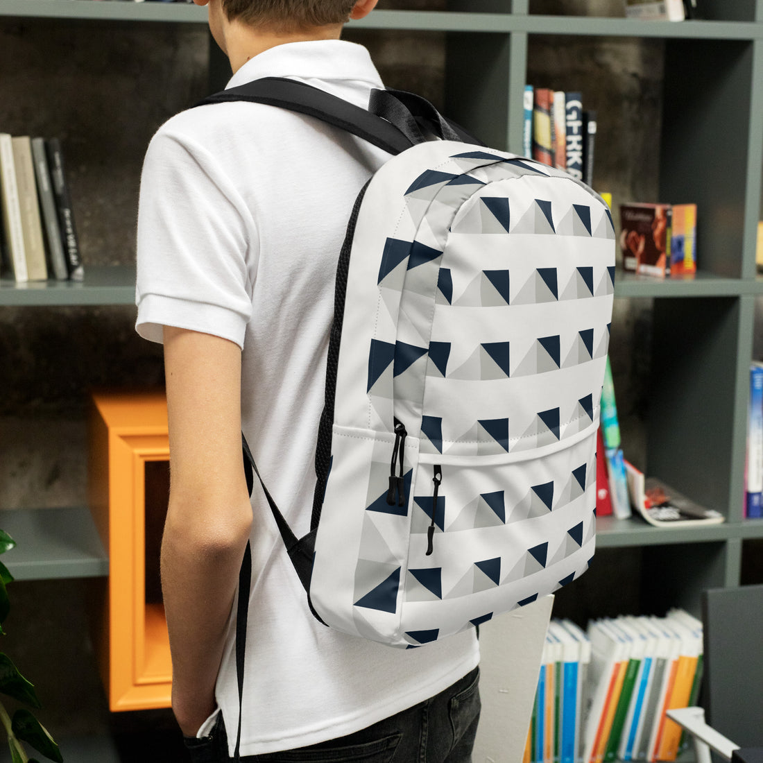 Mini Geometric Backpack