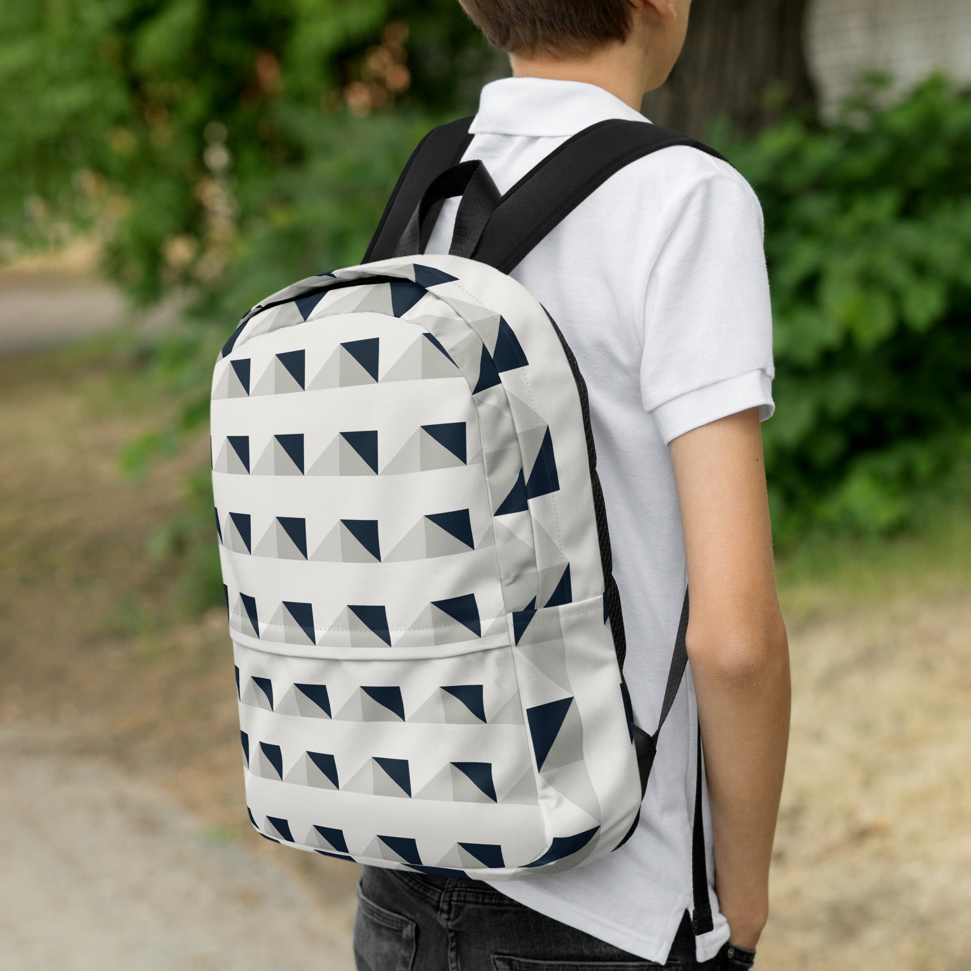 Mini Geometric Backpack