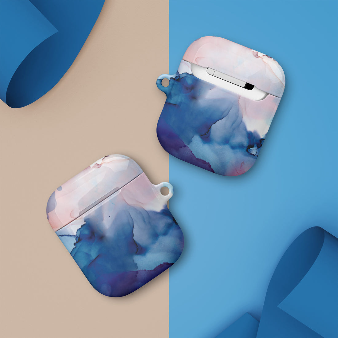 Dark Blue Tie-dye Case for AirPods®