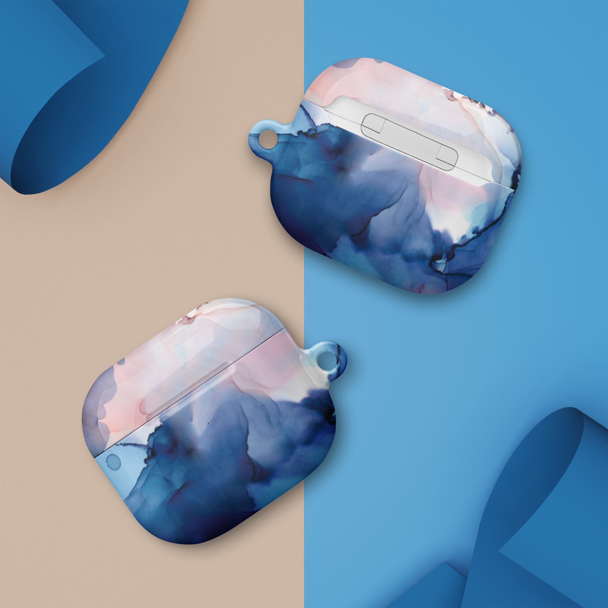 Dark Blue Tie-dye Case for AirPods®