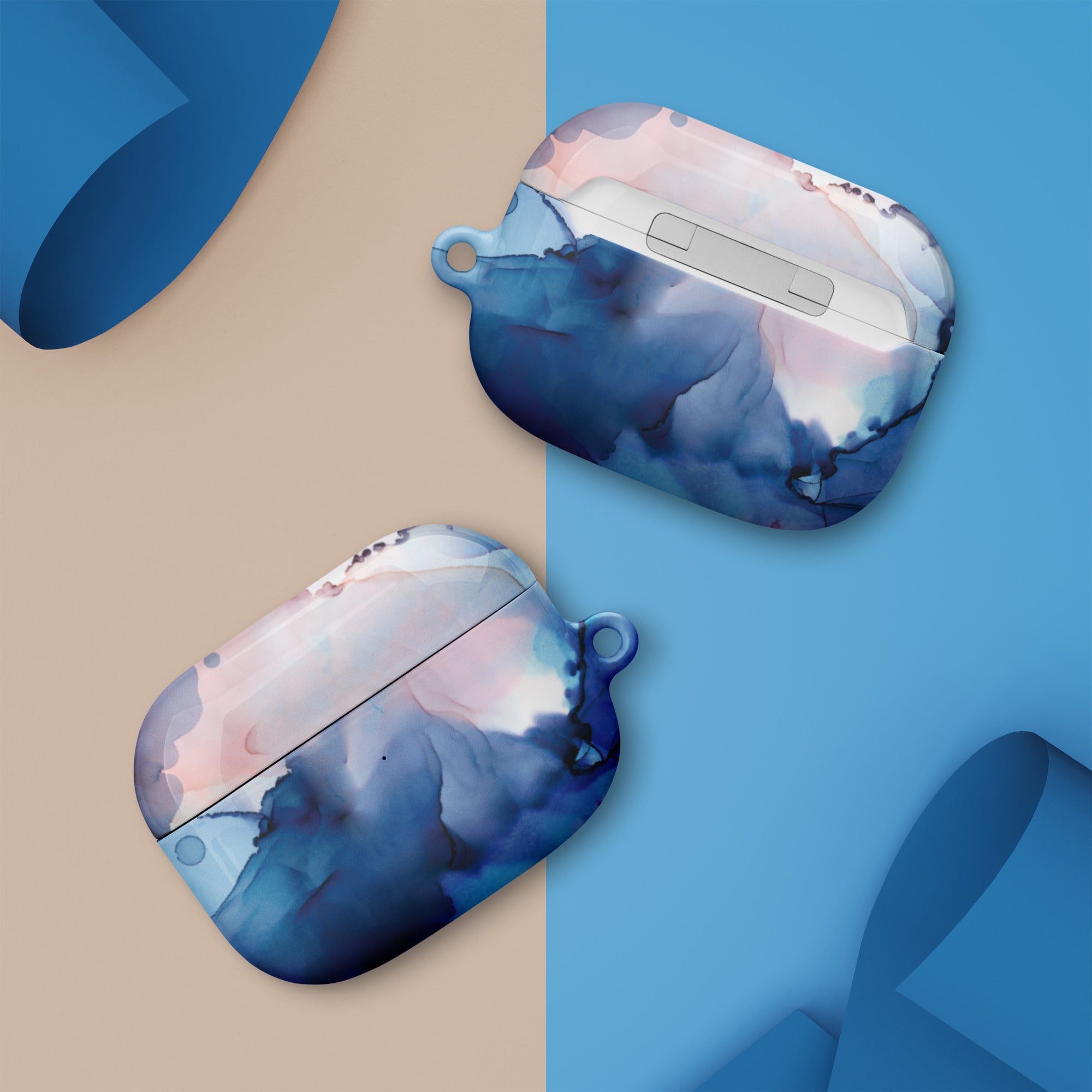 Dark Blue Tie-dye Case for AirPods®