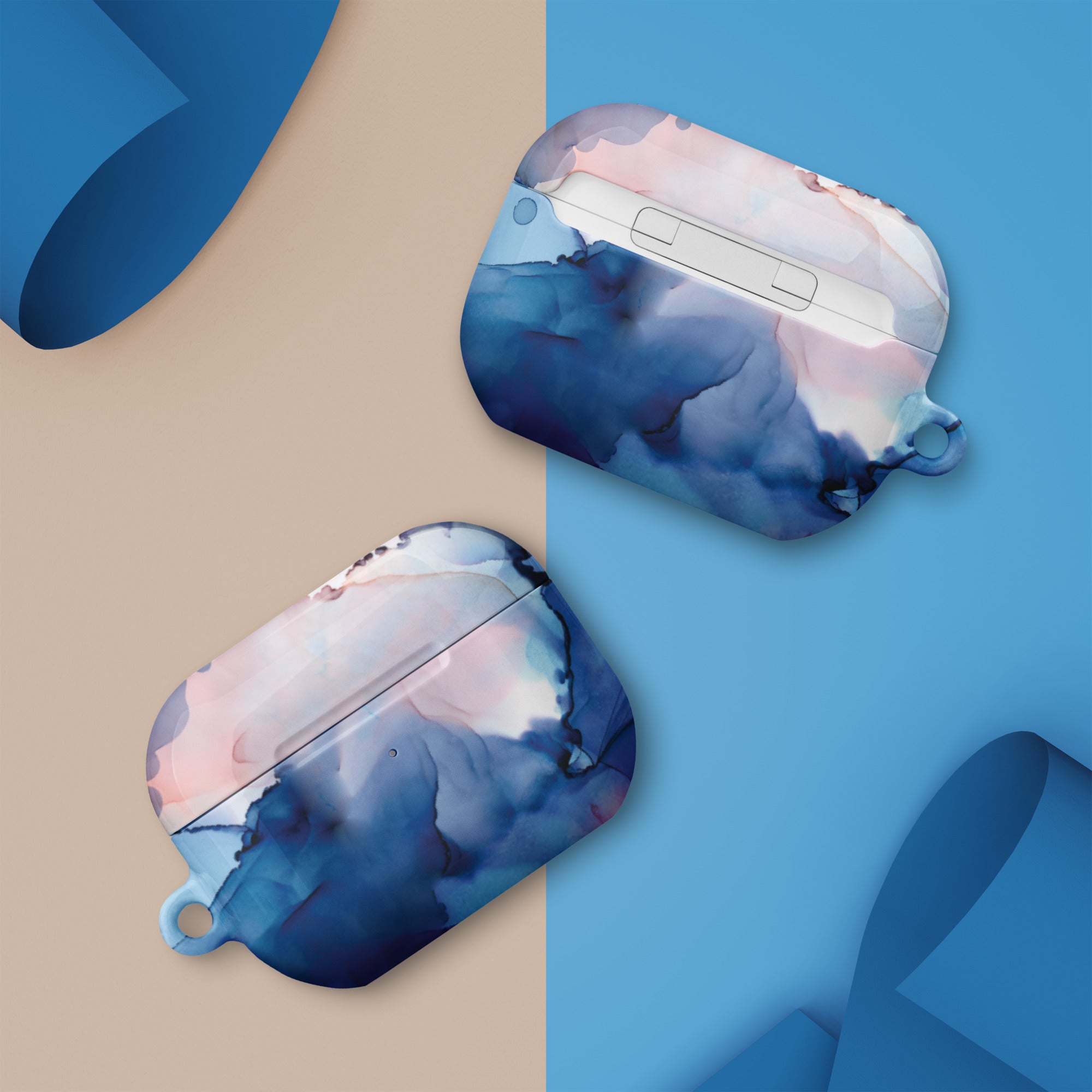 Dark Blue Tie-dye Case for AirPods®