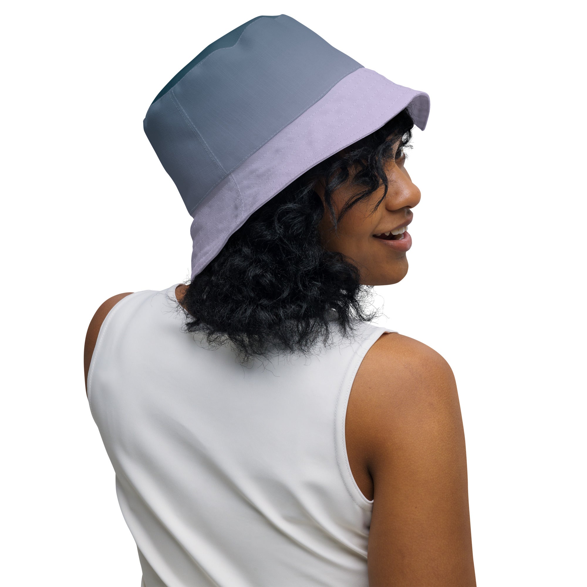 Mixed Grey Reversible bucket hat