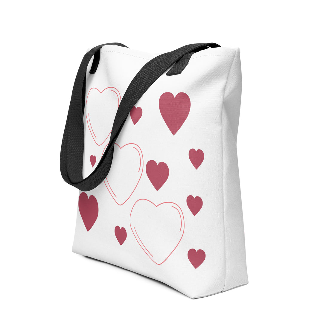 Red Hearts Tote bag