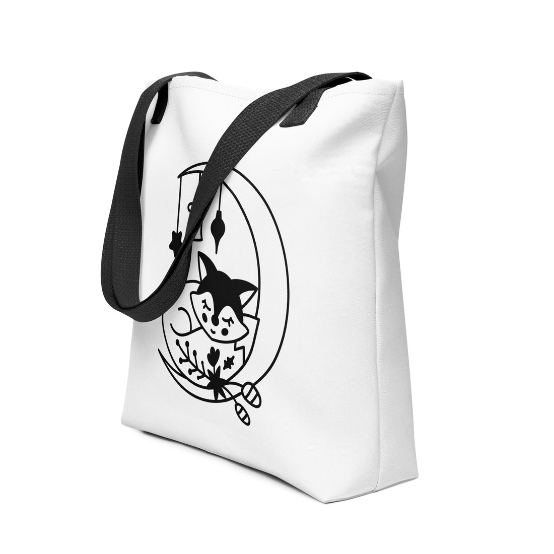 Cute Fox Print Tote bag