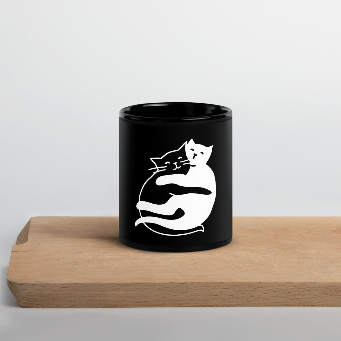 Cats Black Glossy Mug