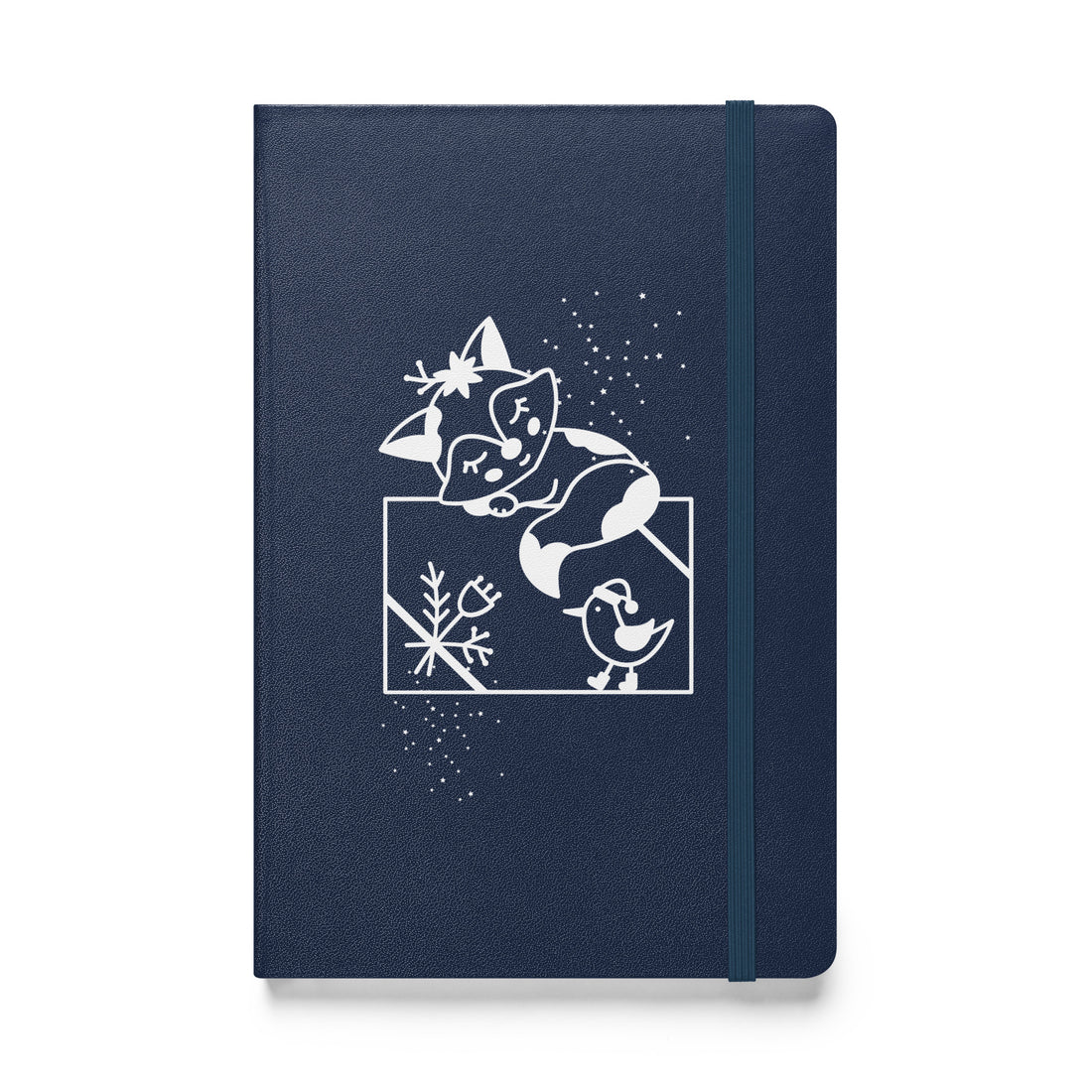 Winter Night Hardcover bound notebook