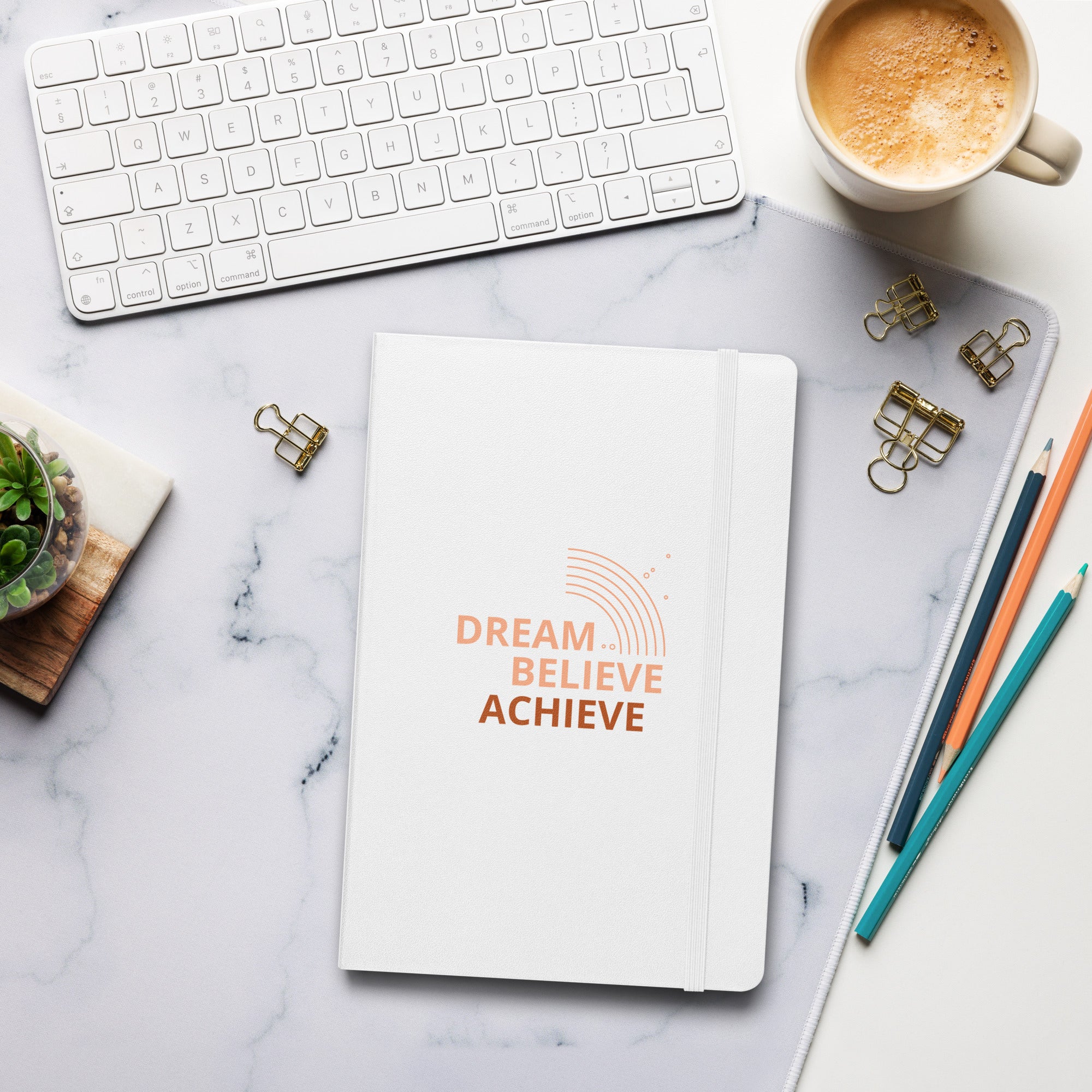 Quote Hardcover bound notebook