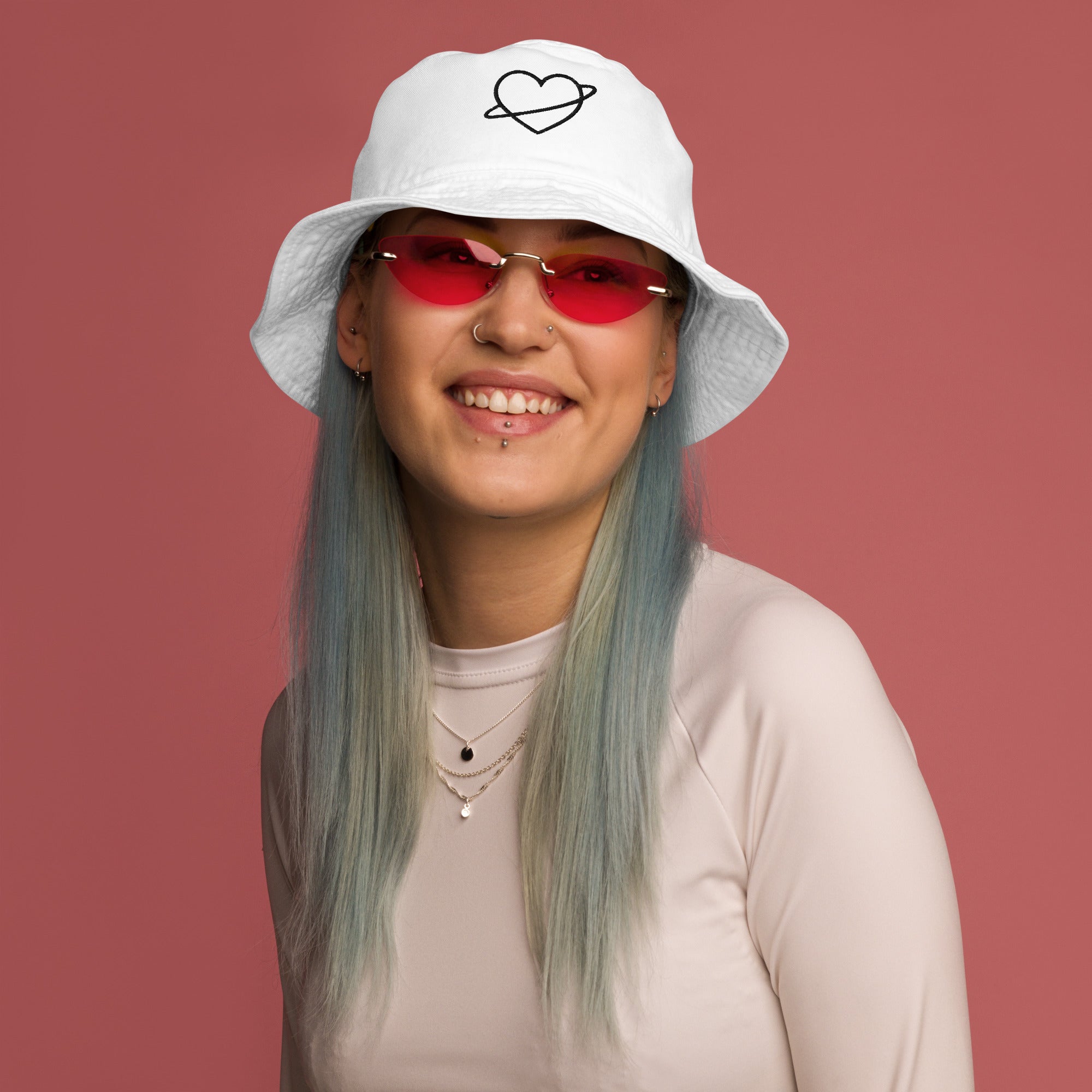 Moon Heart Organic bucket hat