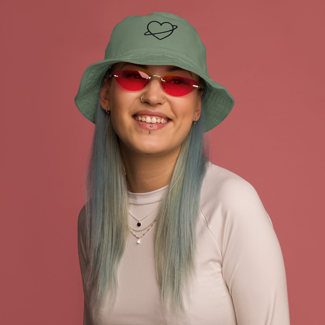 Moon Heart Organic bucket hat