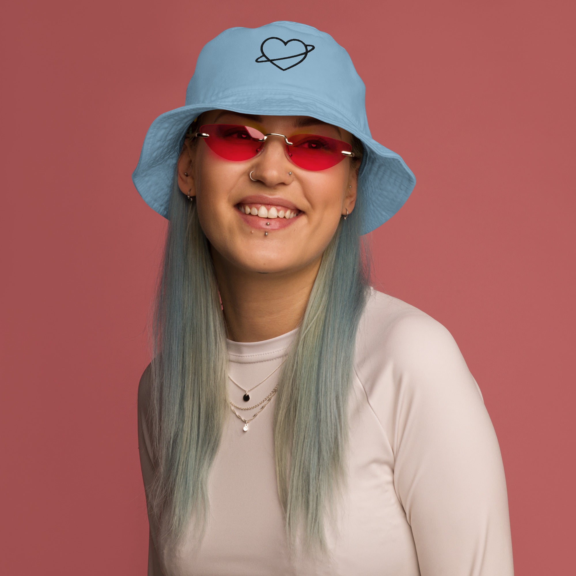 Moon Heart Organic bucket hat