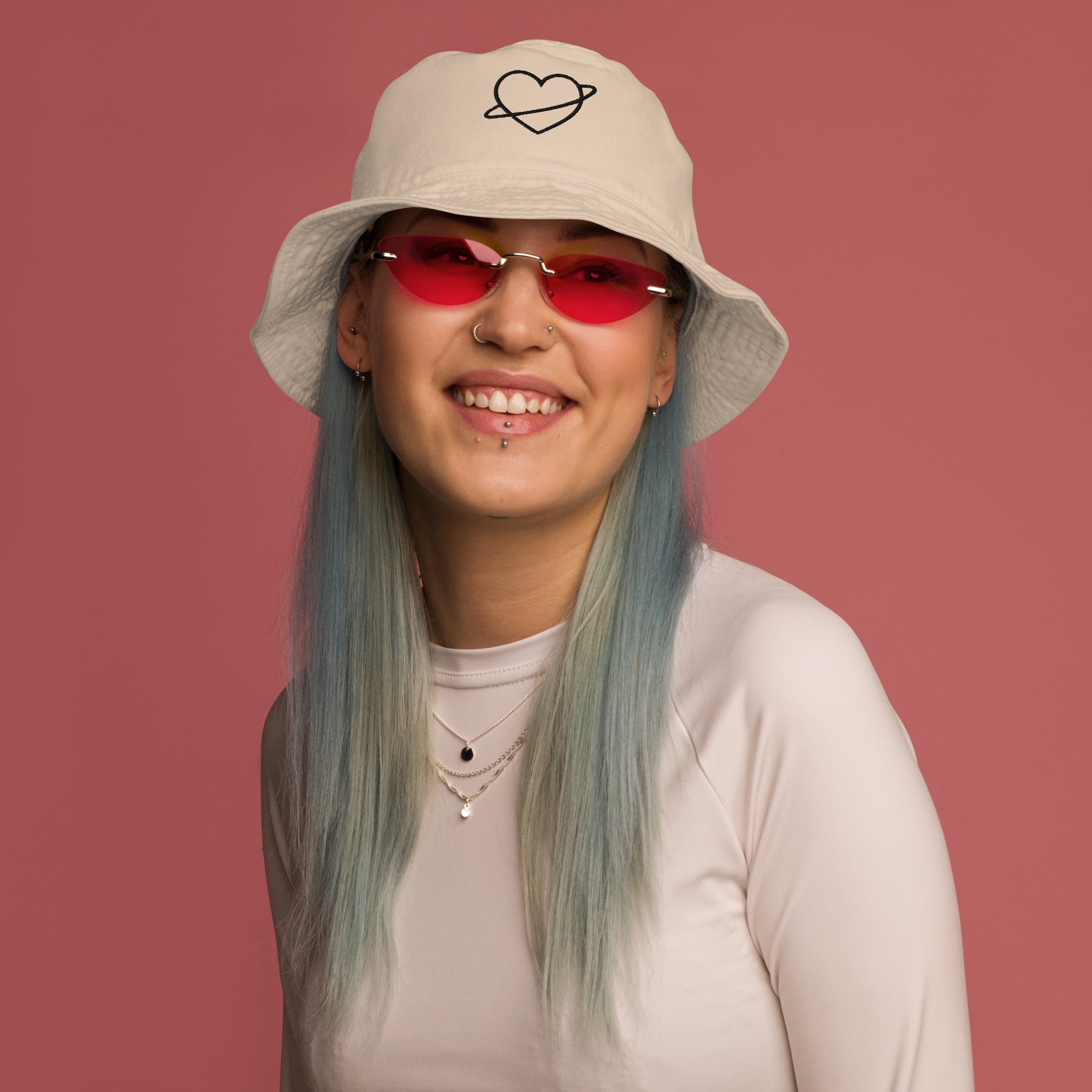 Moon Heart Organic bucket hat