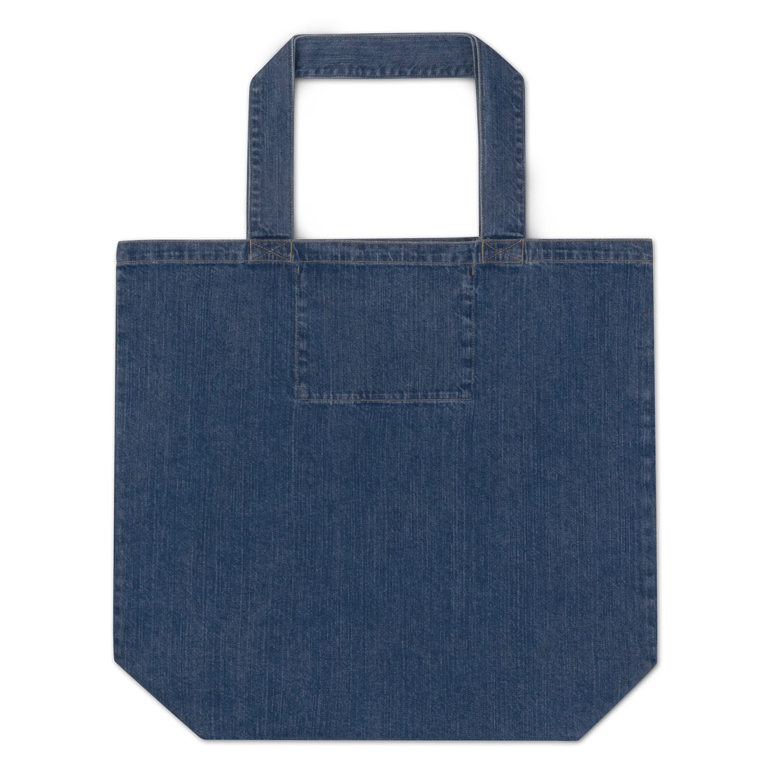 Purple Organic denim tote bag