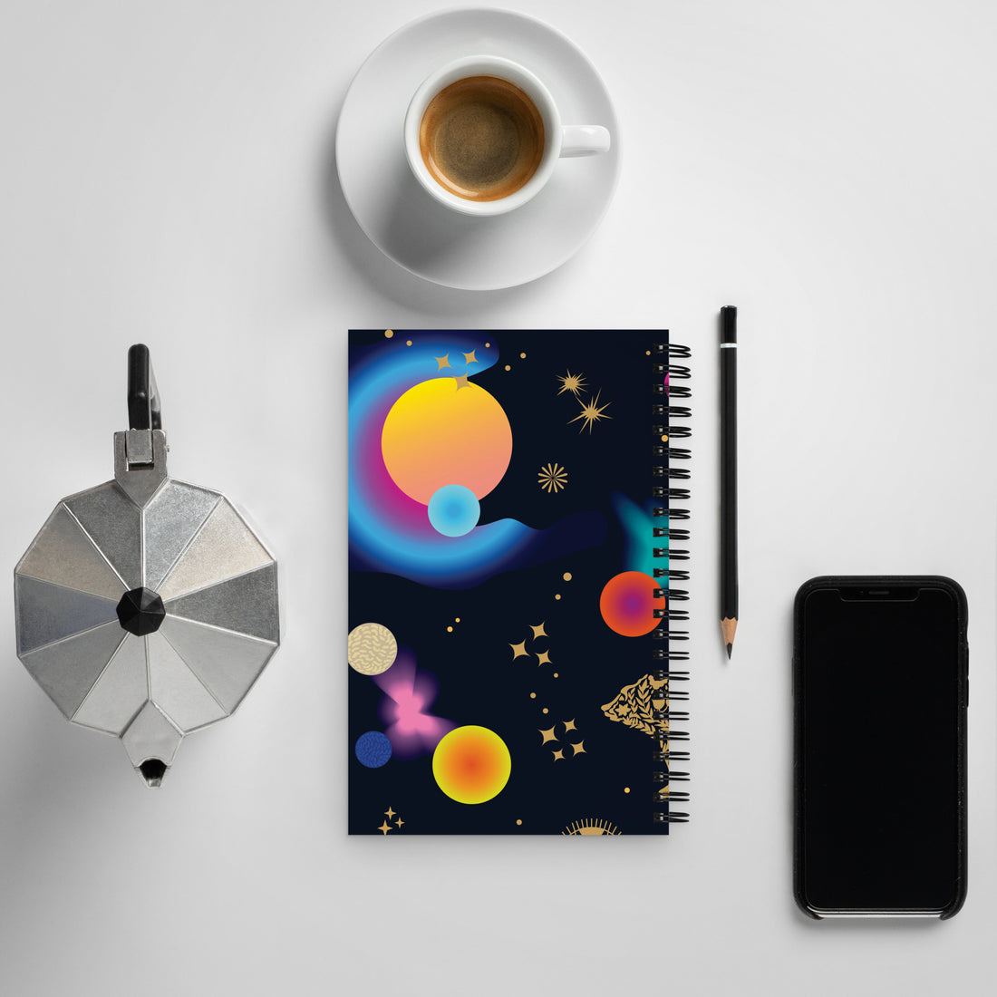 Solar Spiral notebook