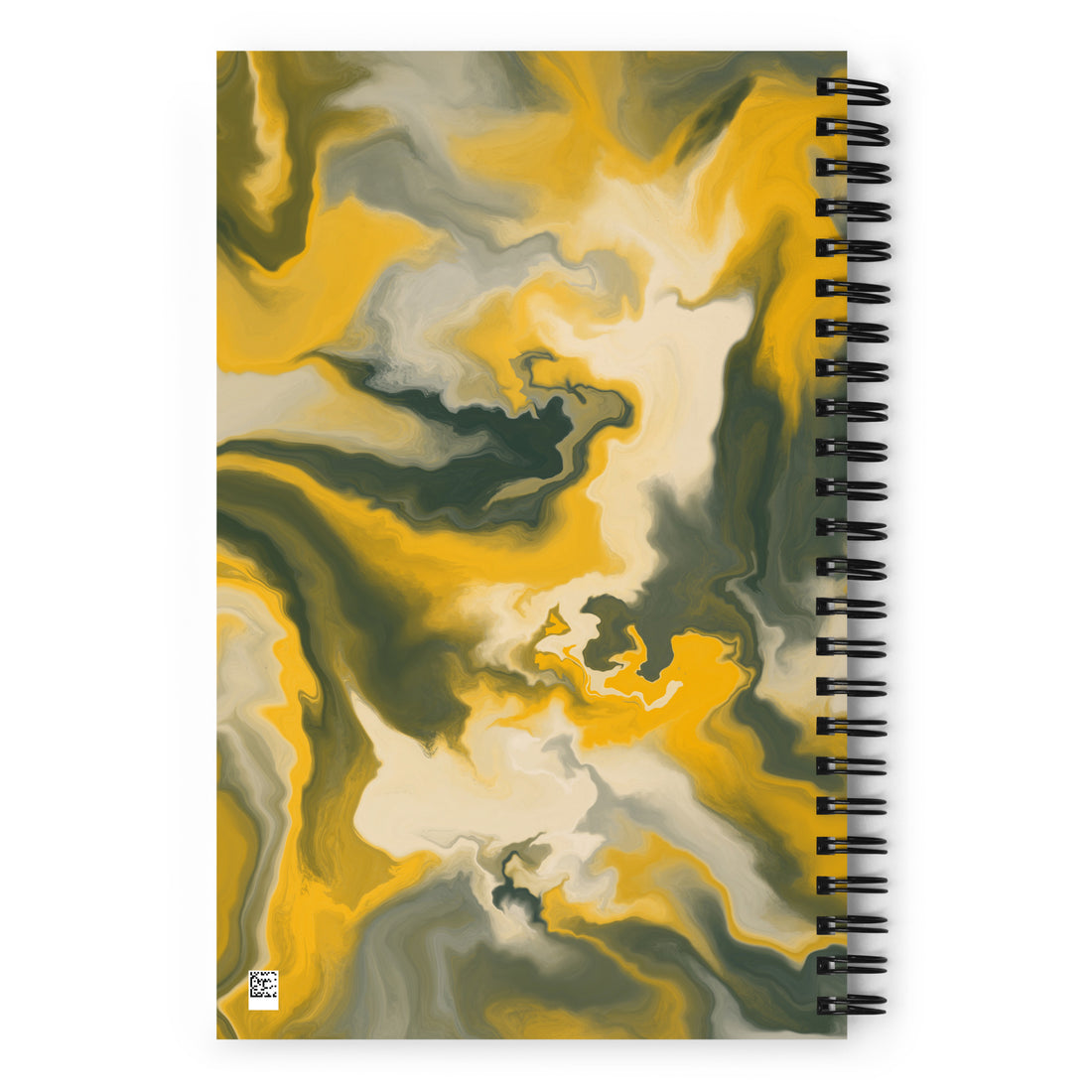 Canary Brown Spiral notebook