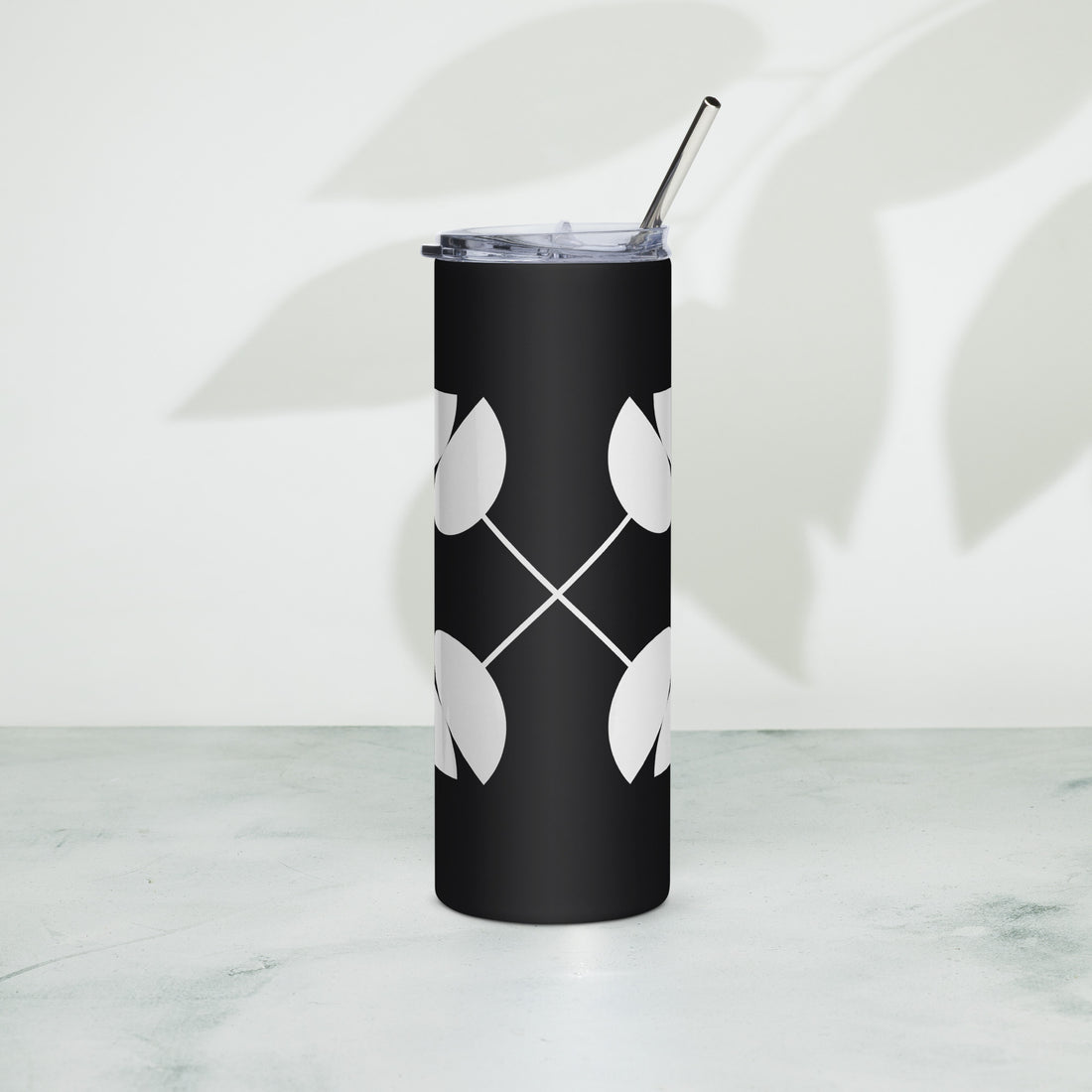 Semi-clover Print Stainless steel tumbler