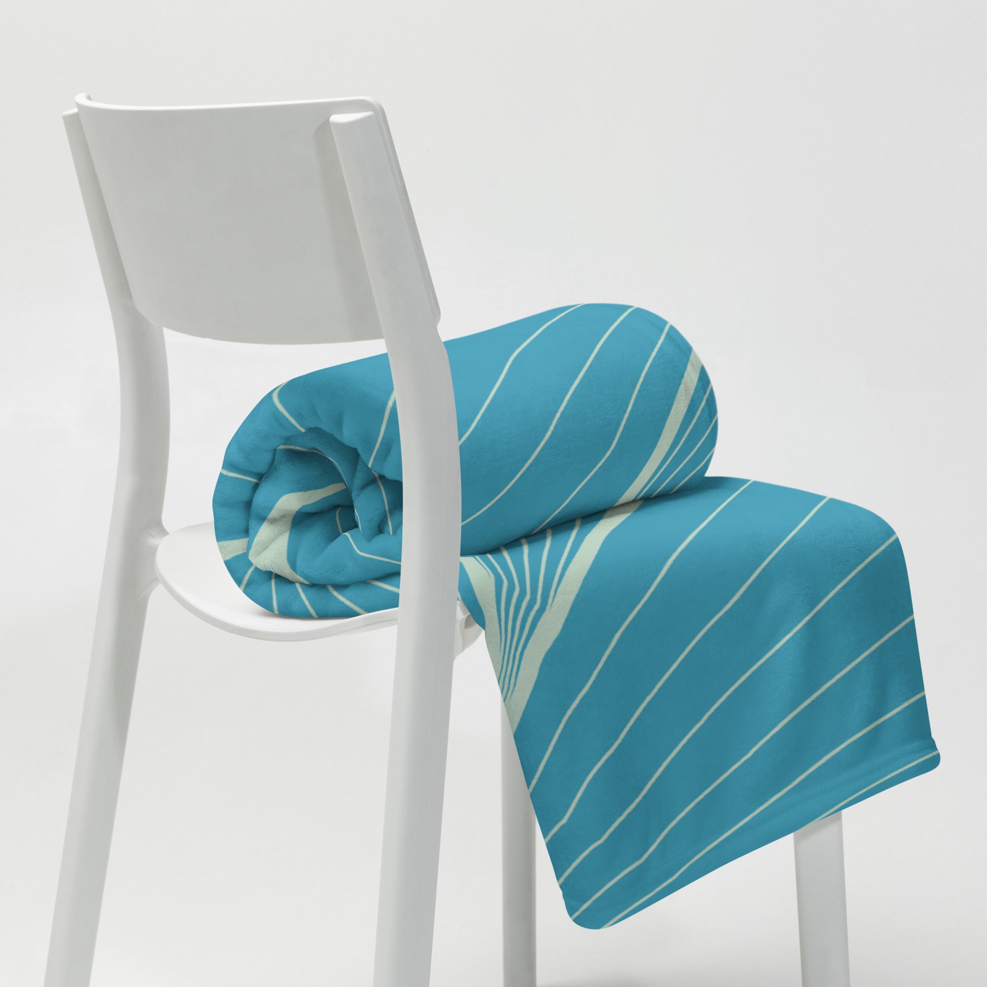Light Blue Throw Blanket