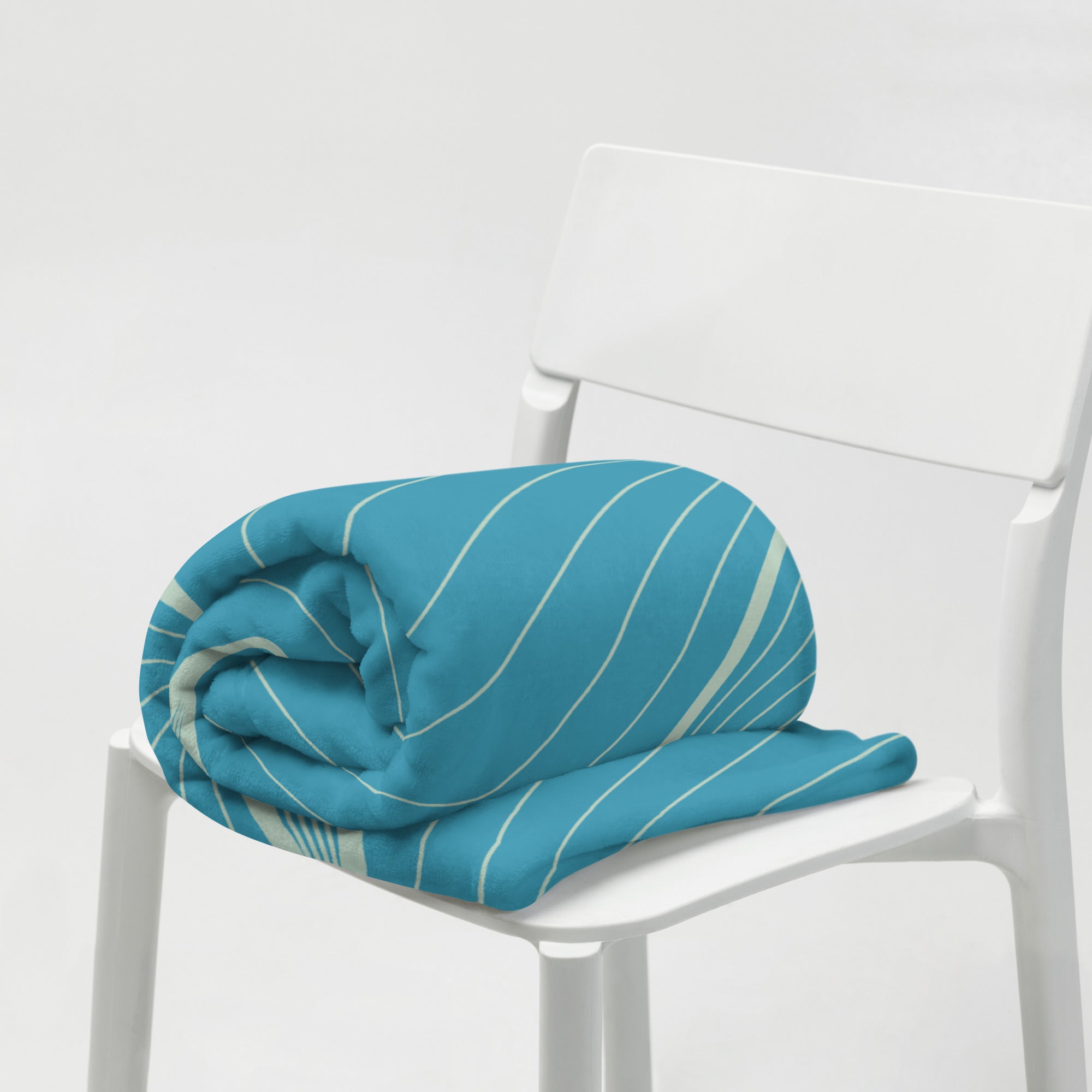 Light Blue Throw Blanket