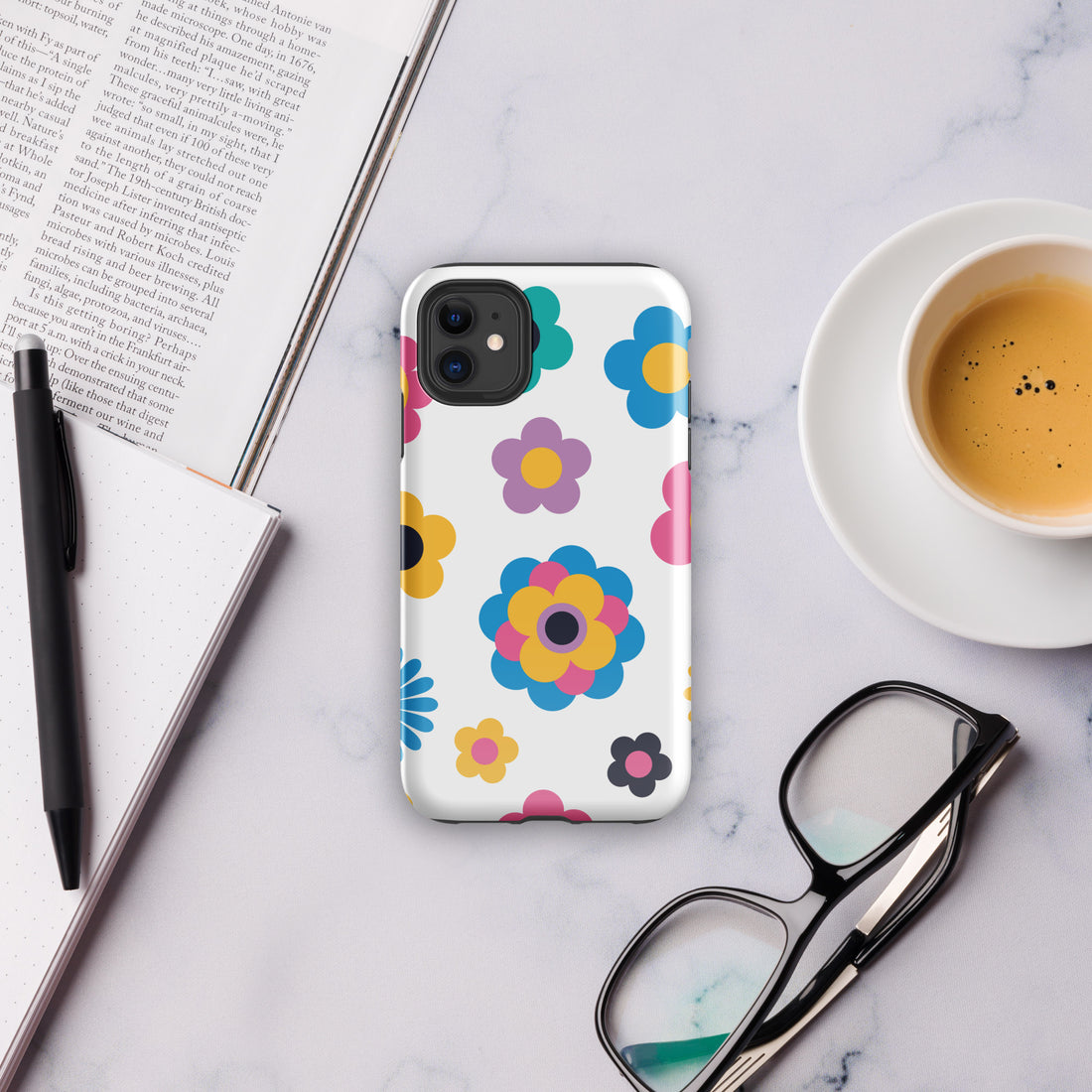 Simple Floral Tough Case for iPhone®
