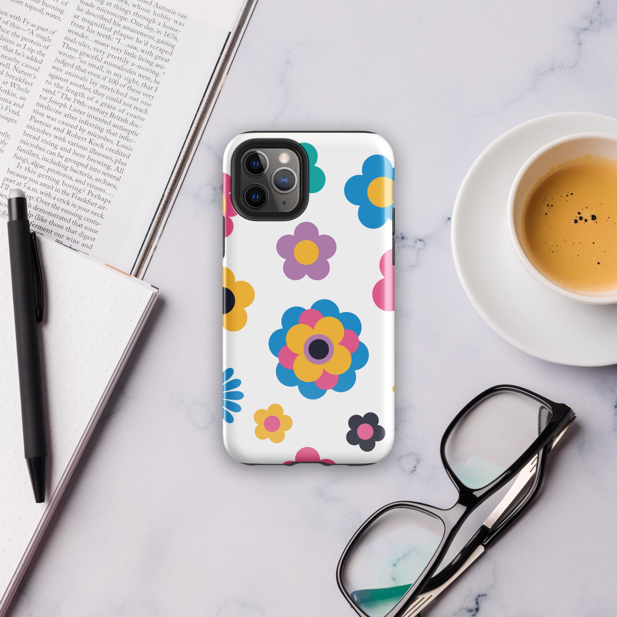 Simple Floral Tough Case for iPhone®
