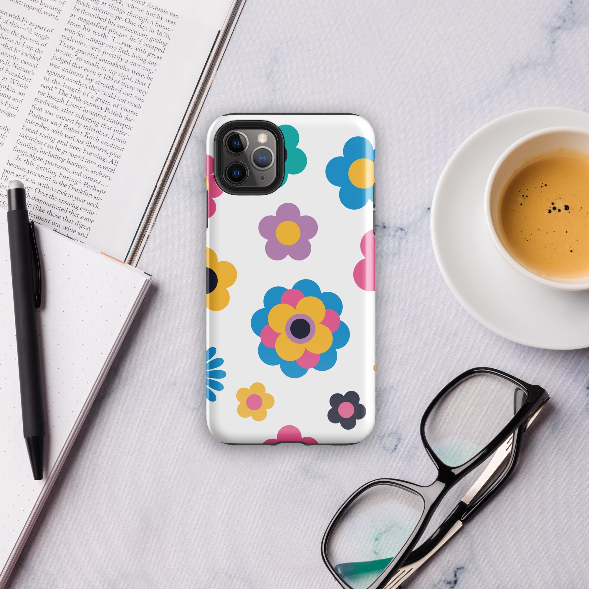 Simple Floral Tough Case for iPhone®