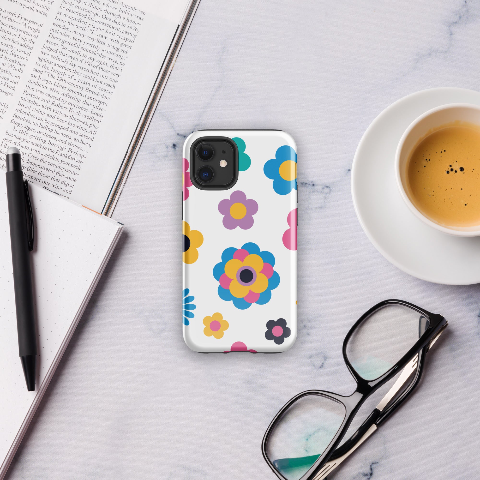 Simple Floral Tough Case for iPhone®