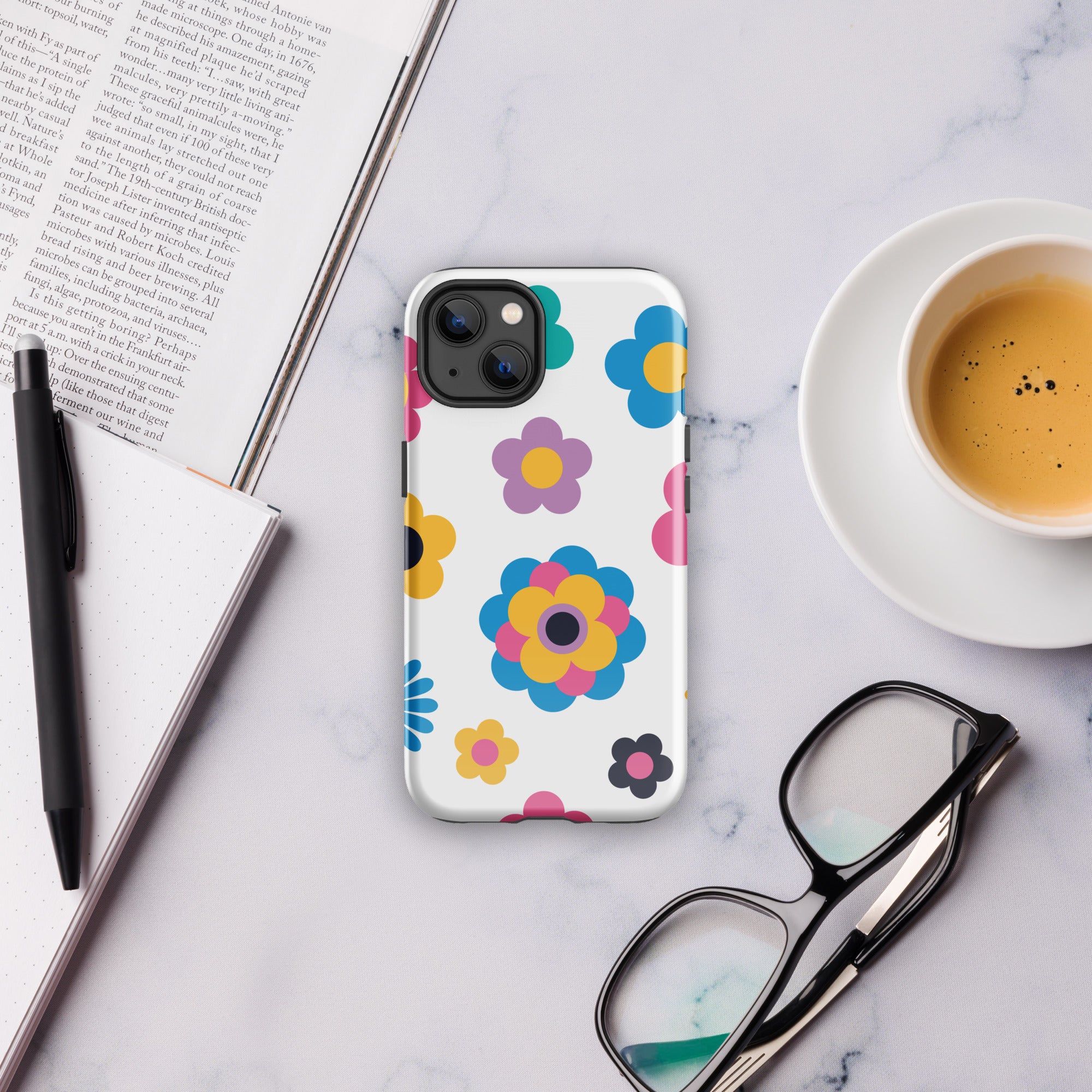 Simple Floral Tough Case for iPhone®