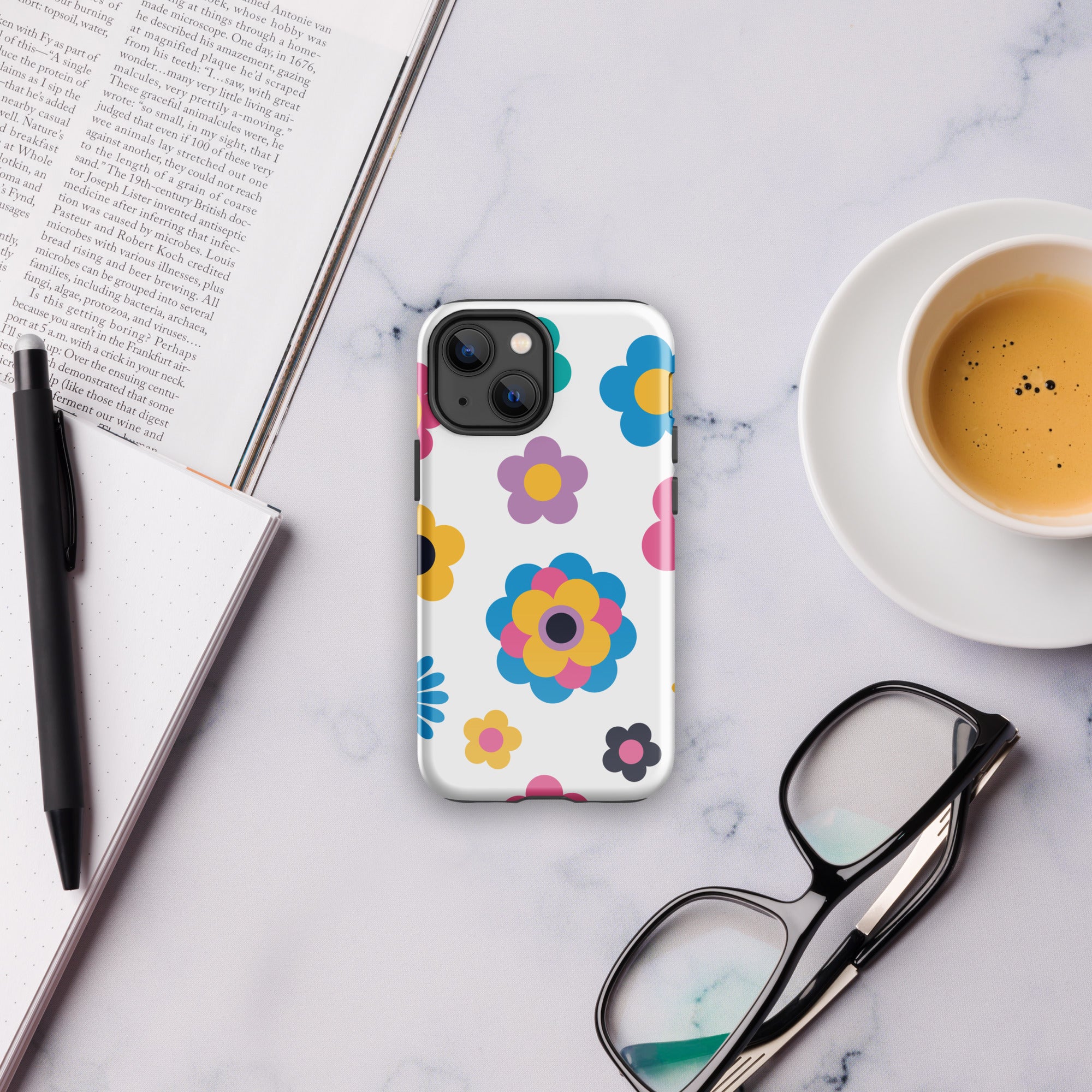 Simple Floral Tough Case for iPhone®